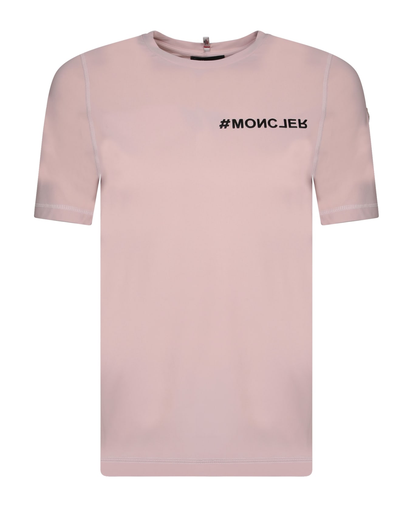 Moncler Grenoble Moncler Logo T-shirt In Pink - Pink