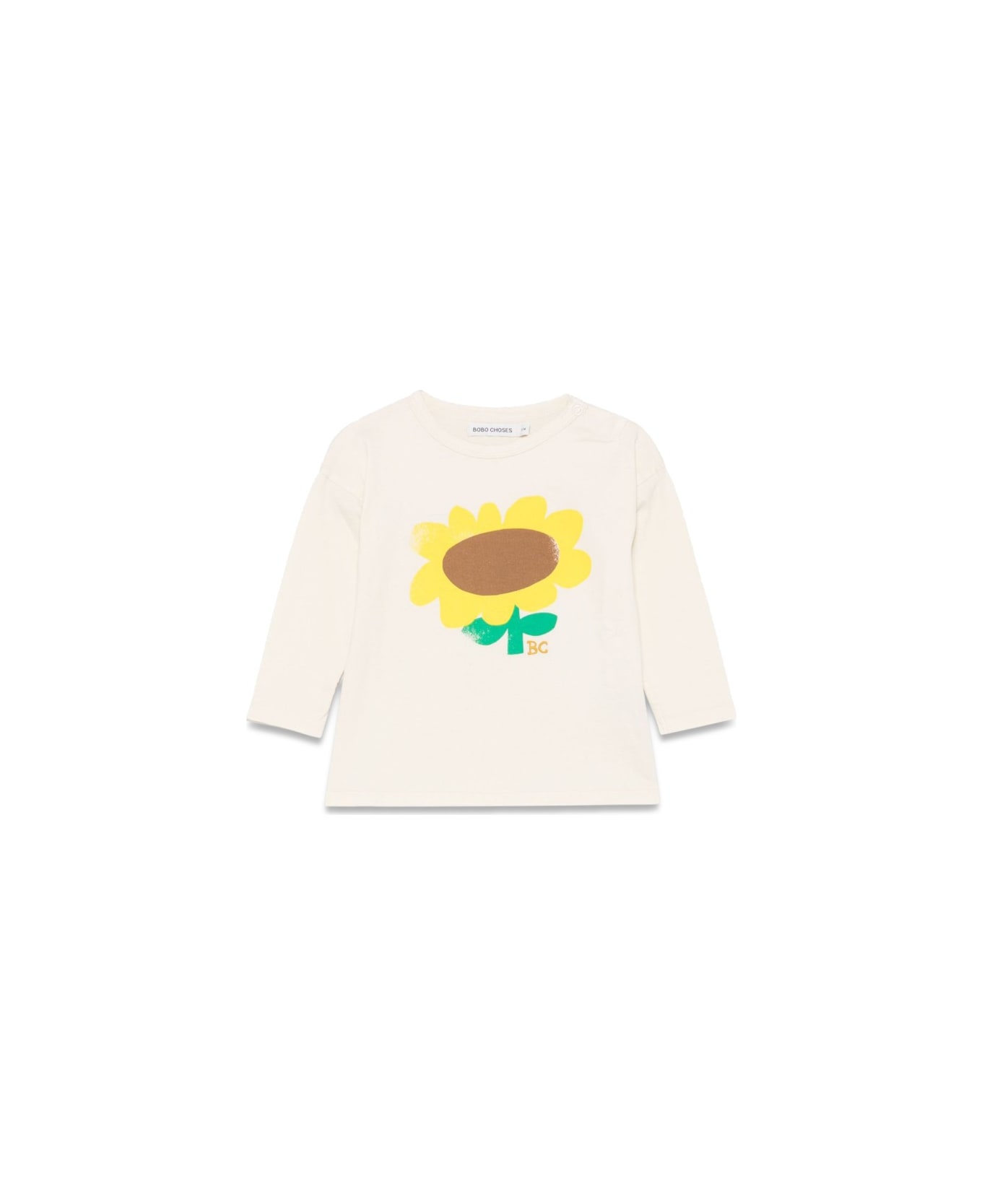 Bobo Choses "sunflower" T-shirt - WHITE