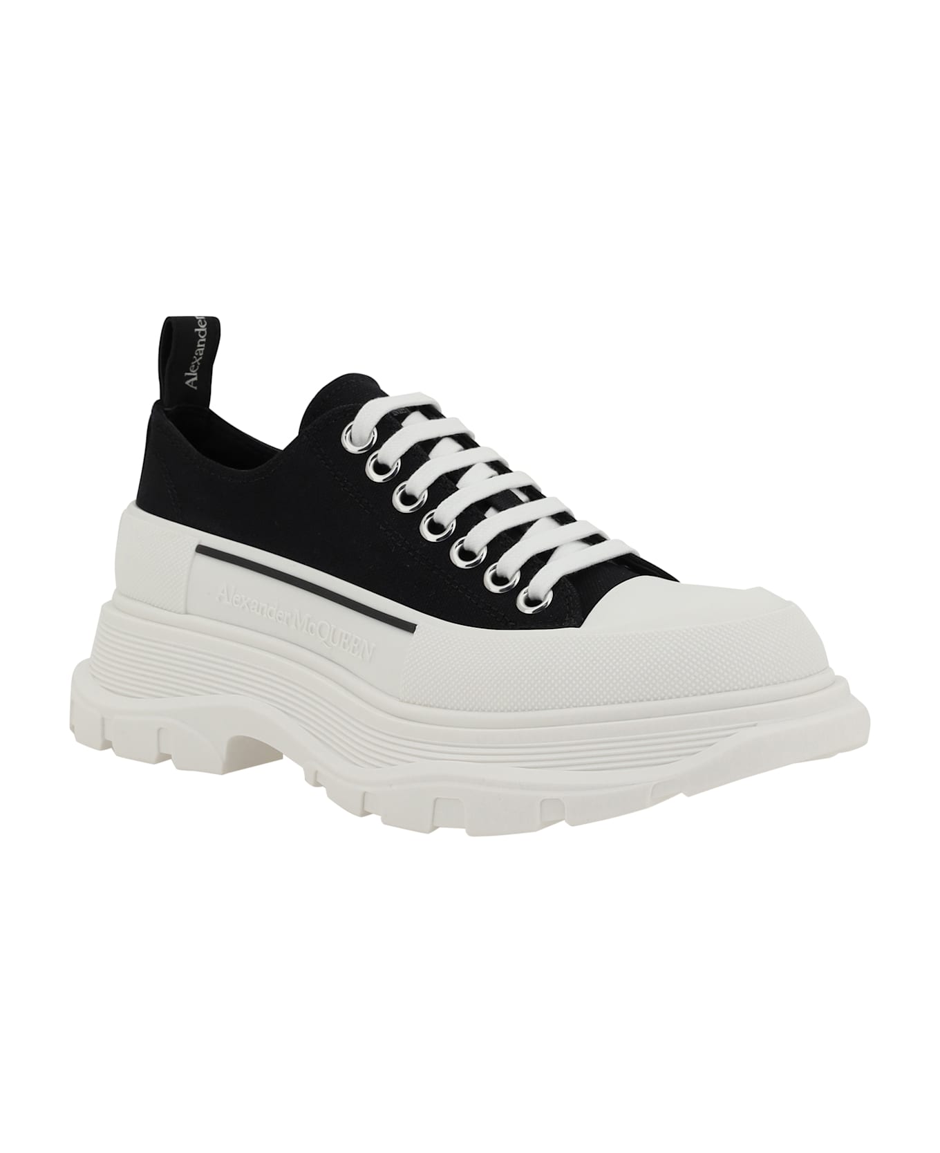 Alexander McQueen Tread Slick Sneakers - BLACK