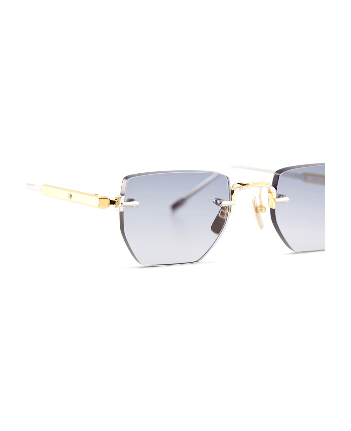 Sato Terebellum Iii - Yellow Gold / Platinum Sunglasses - yellow gold