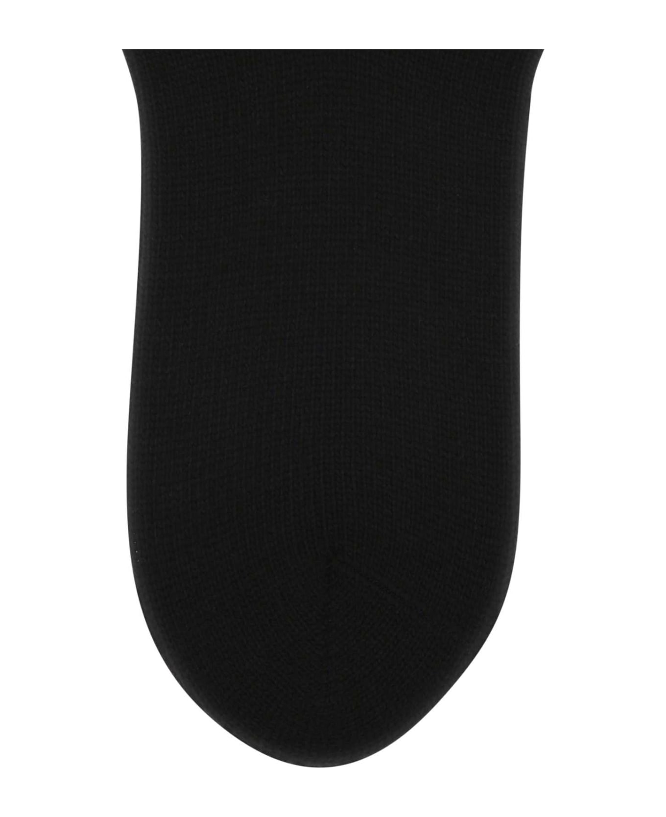 Prada Black Virgin Wool Blend Socks - NERO