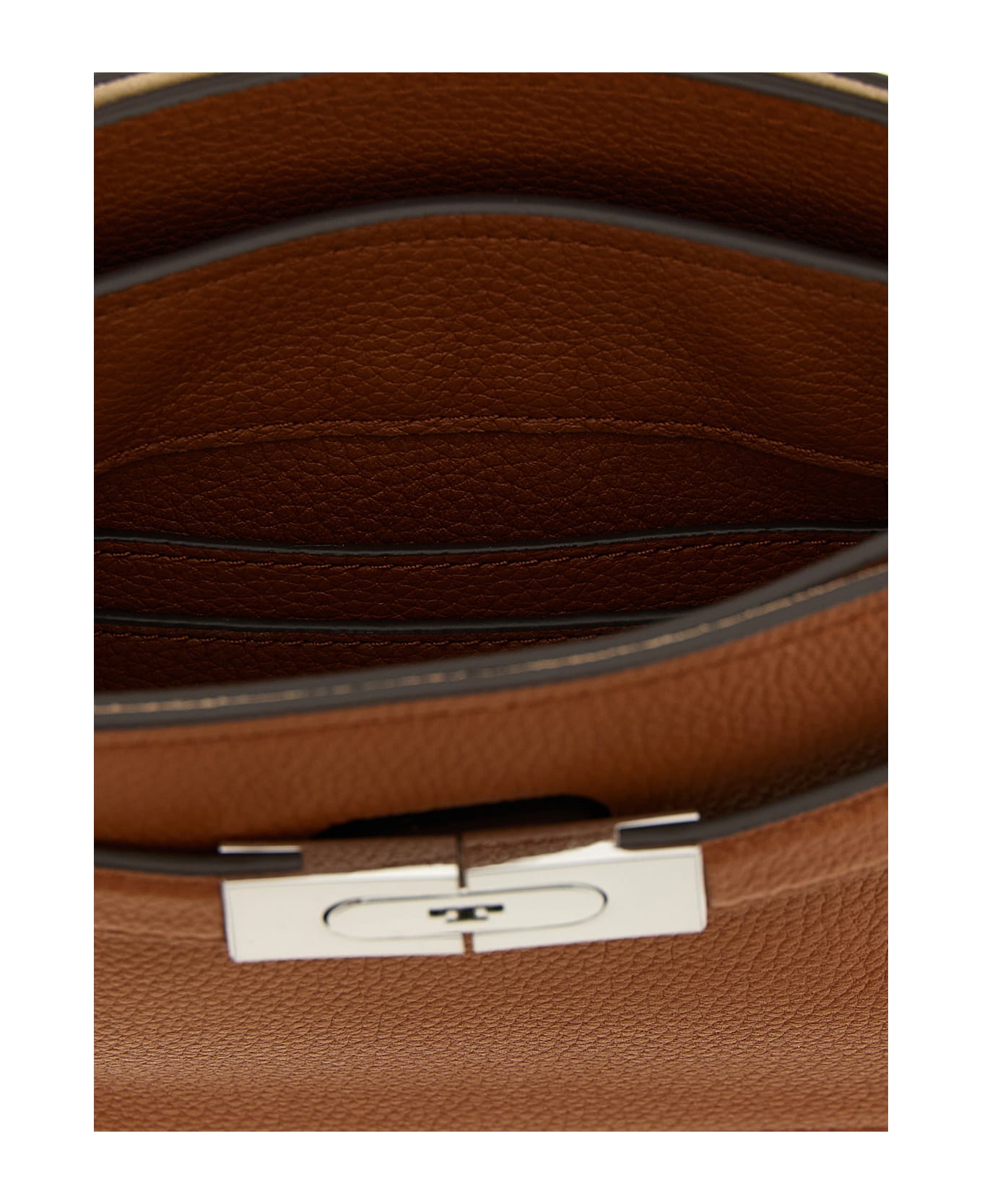 Tory Burch 
petite Lee Radziwill
 Handbag - Brown