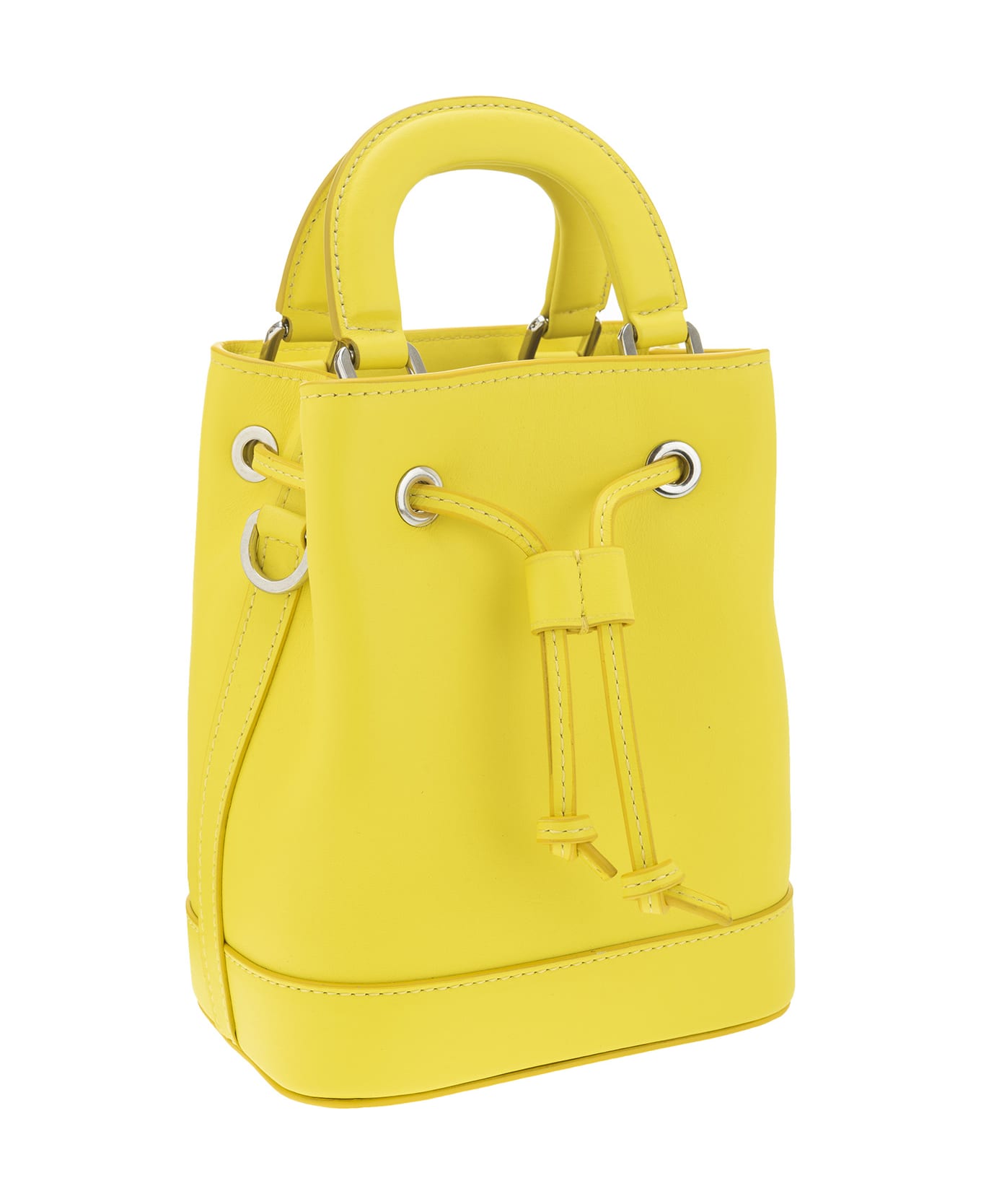 Au Départ Yellow Petite Dauphine Bag