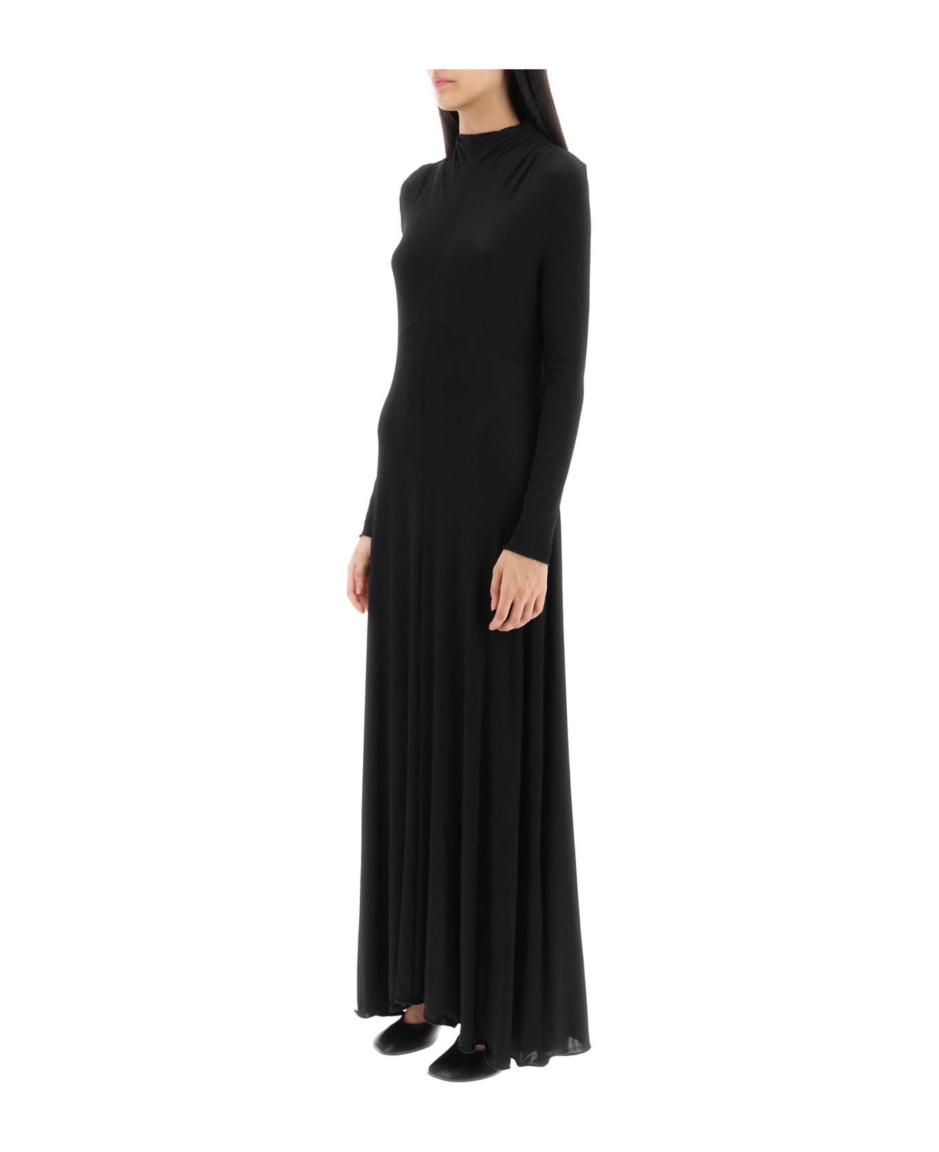 Jil Sander Jersey Maxi Dress - BLACK (Black) ワンピース＆ドレス