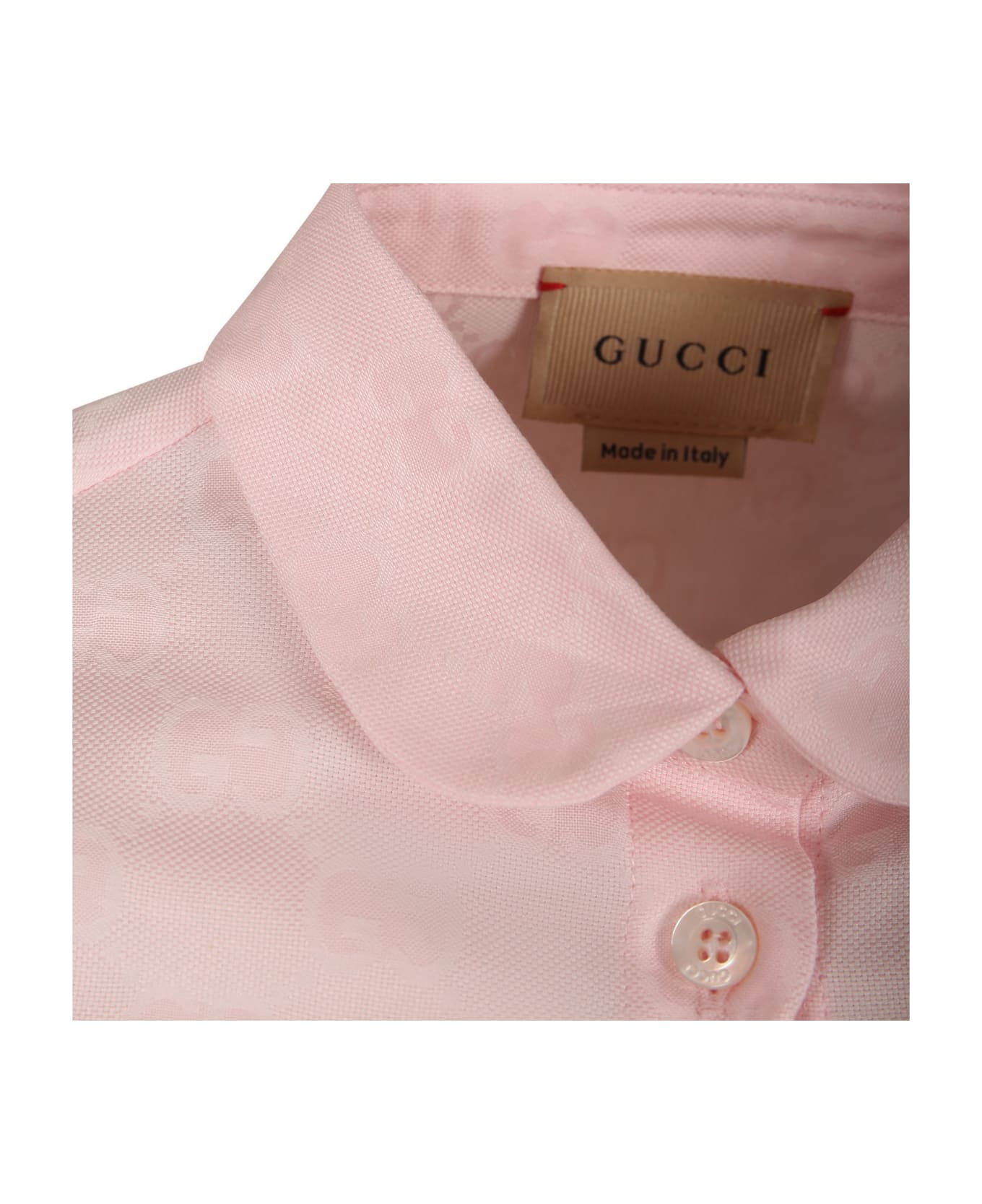 Gucci Pink Shirt For Girl - Pink