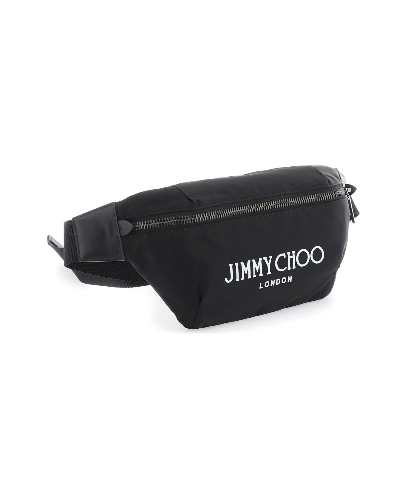 Jimmy Choo Finsley Beltpack - BLACK LATTE GUNMETAL (Black) ベルトバッグ