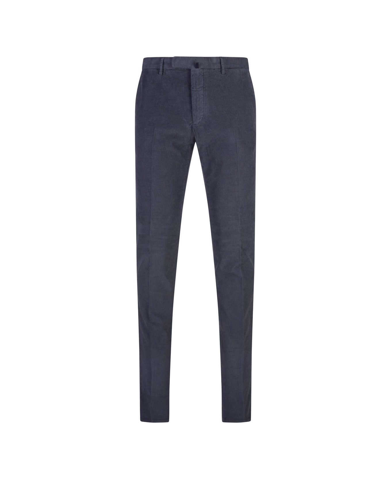 Incotex Blue Corduroy Slim Fit Trousers - Blue