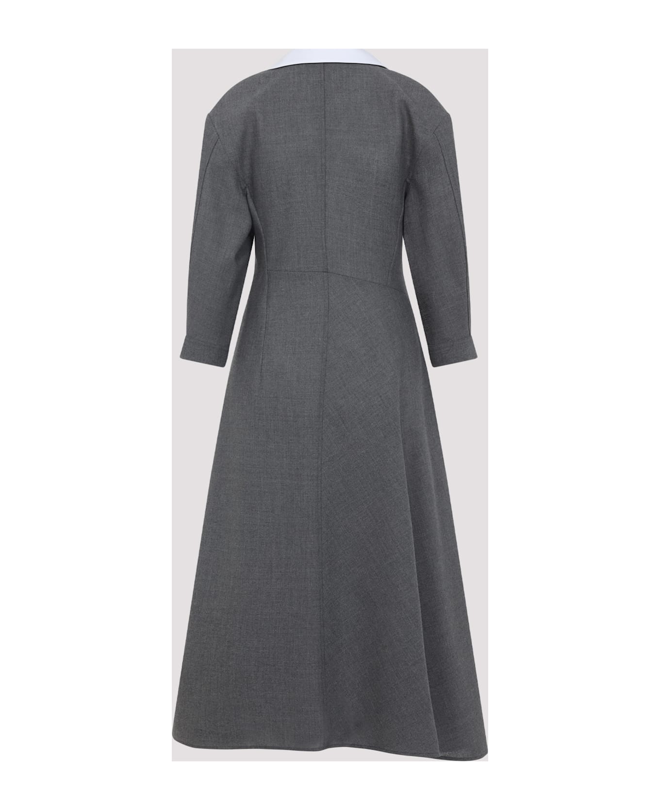 Jil Sander 230 Mf Midi Dress - Volcanic Glass