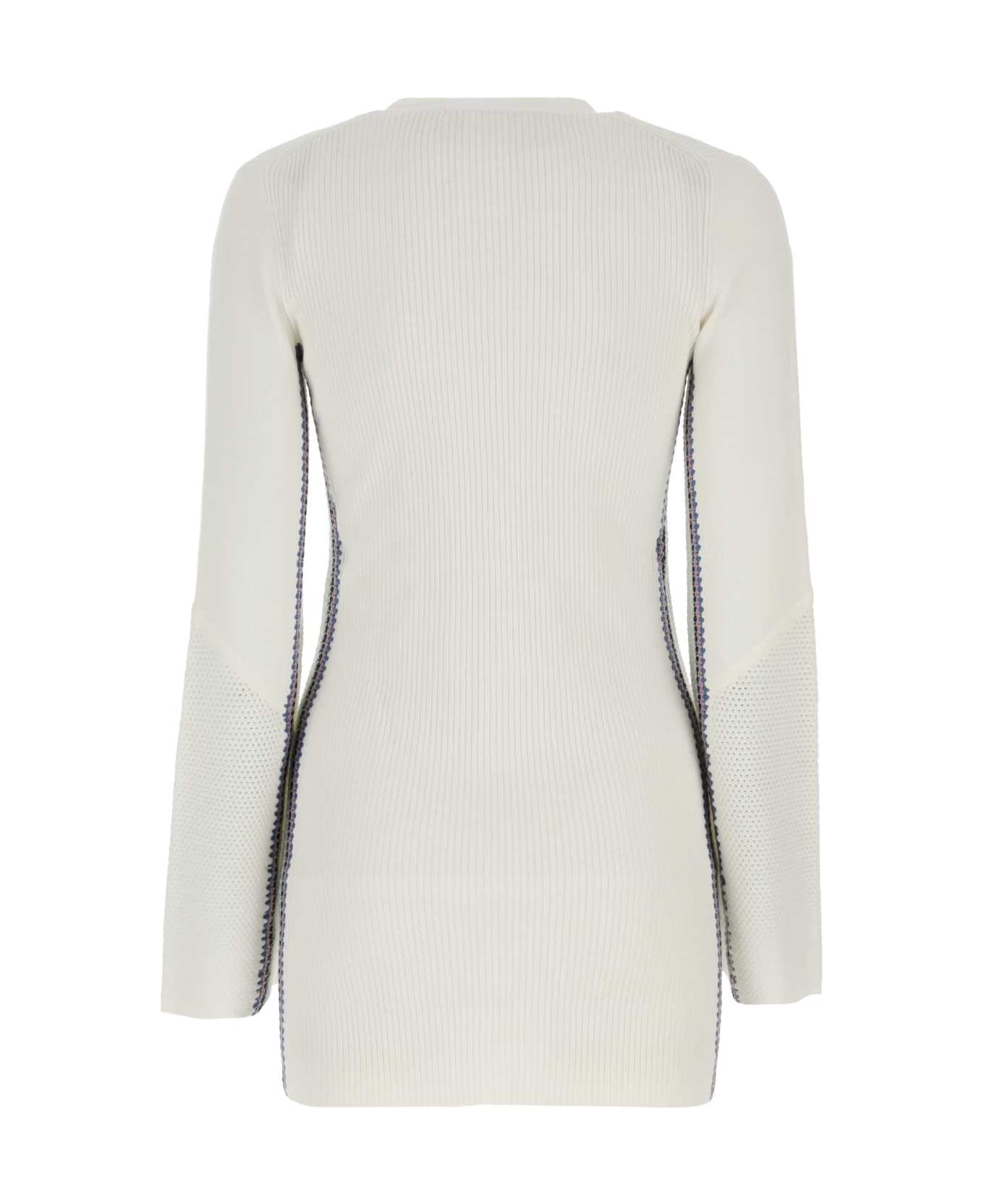Chloé Ivory Wool Cardigan - 107