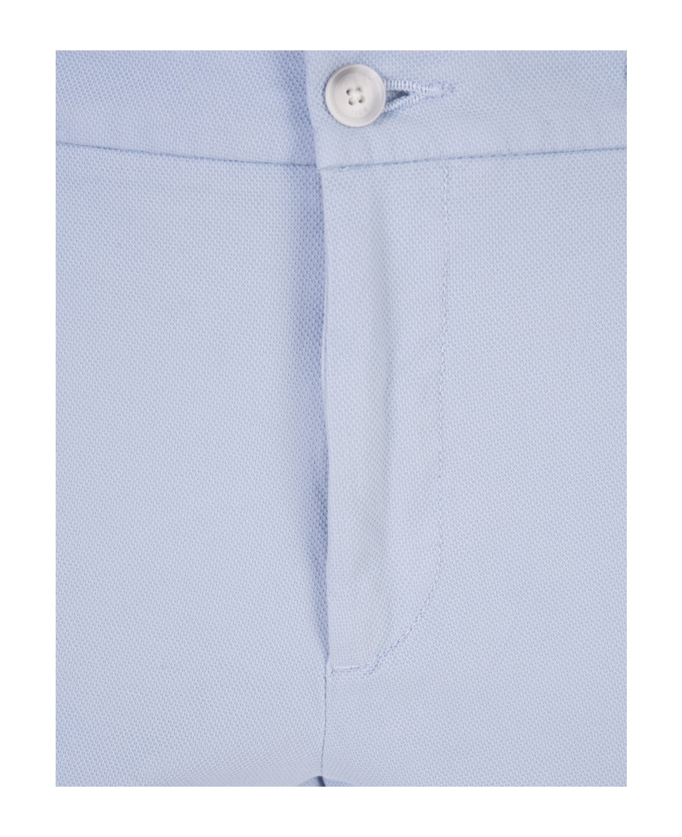 Hugo Boss Light Blue Regular Fit Bermuda Shorts - Blue