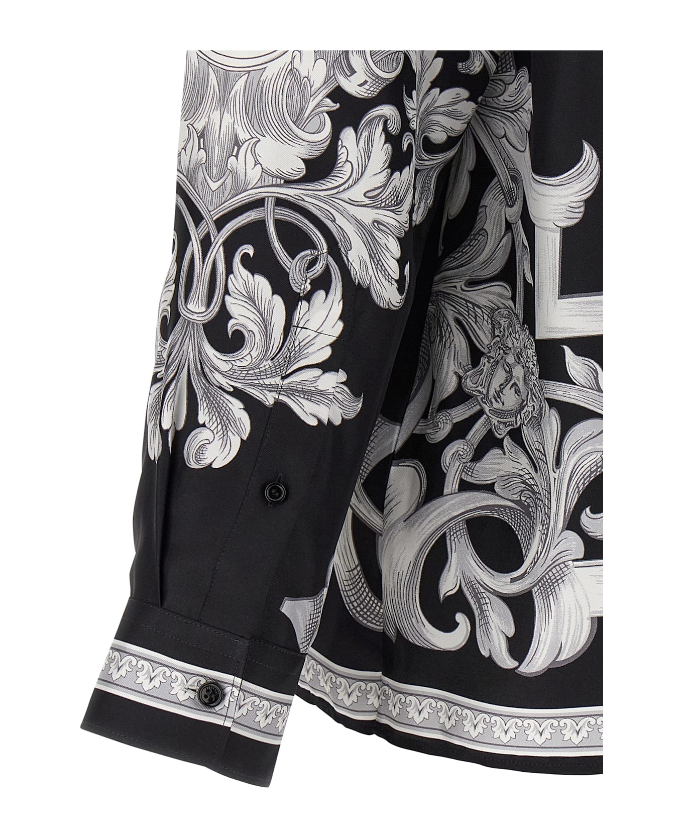 Versace 
architectural Barocco
 Shirt - White/Black