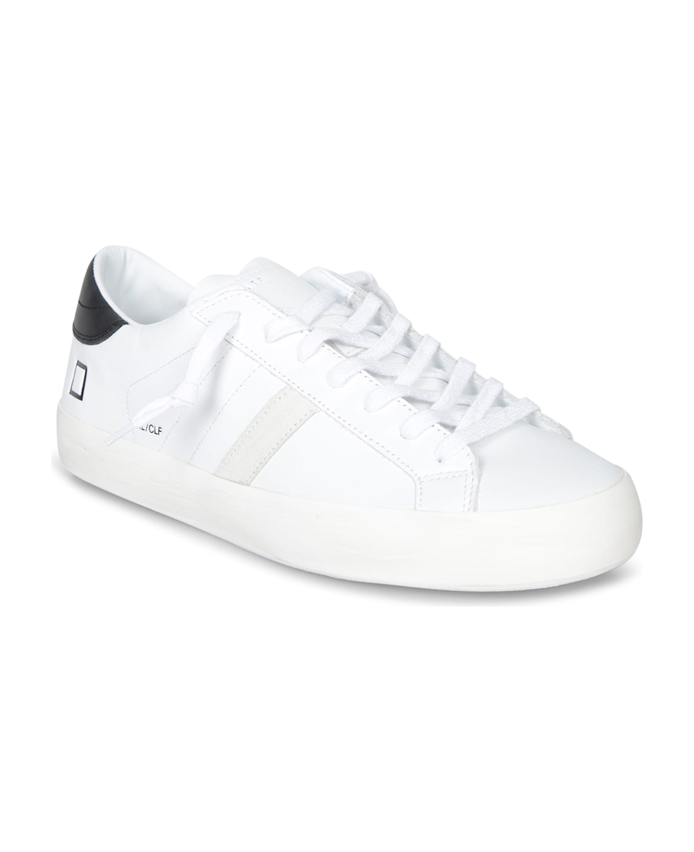 D.A.T.E. Hill Low Calf White Black Sneakers - White スニーカー