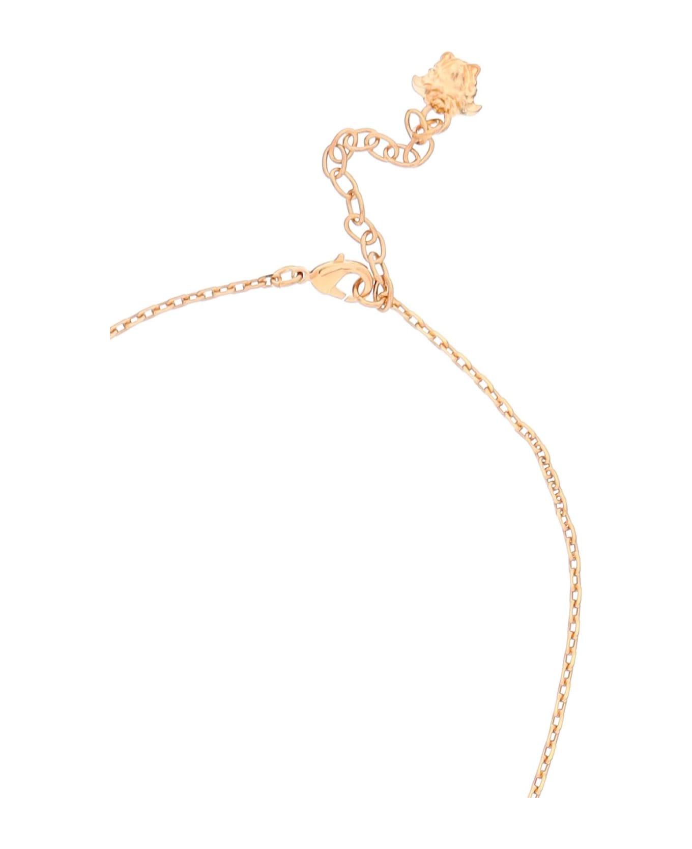 Versace 'la Greca Tag' Necklace - VERSACE GOLD (Gold)