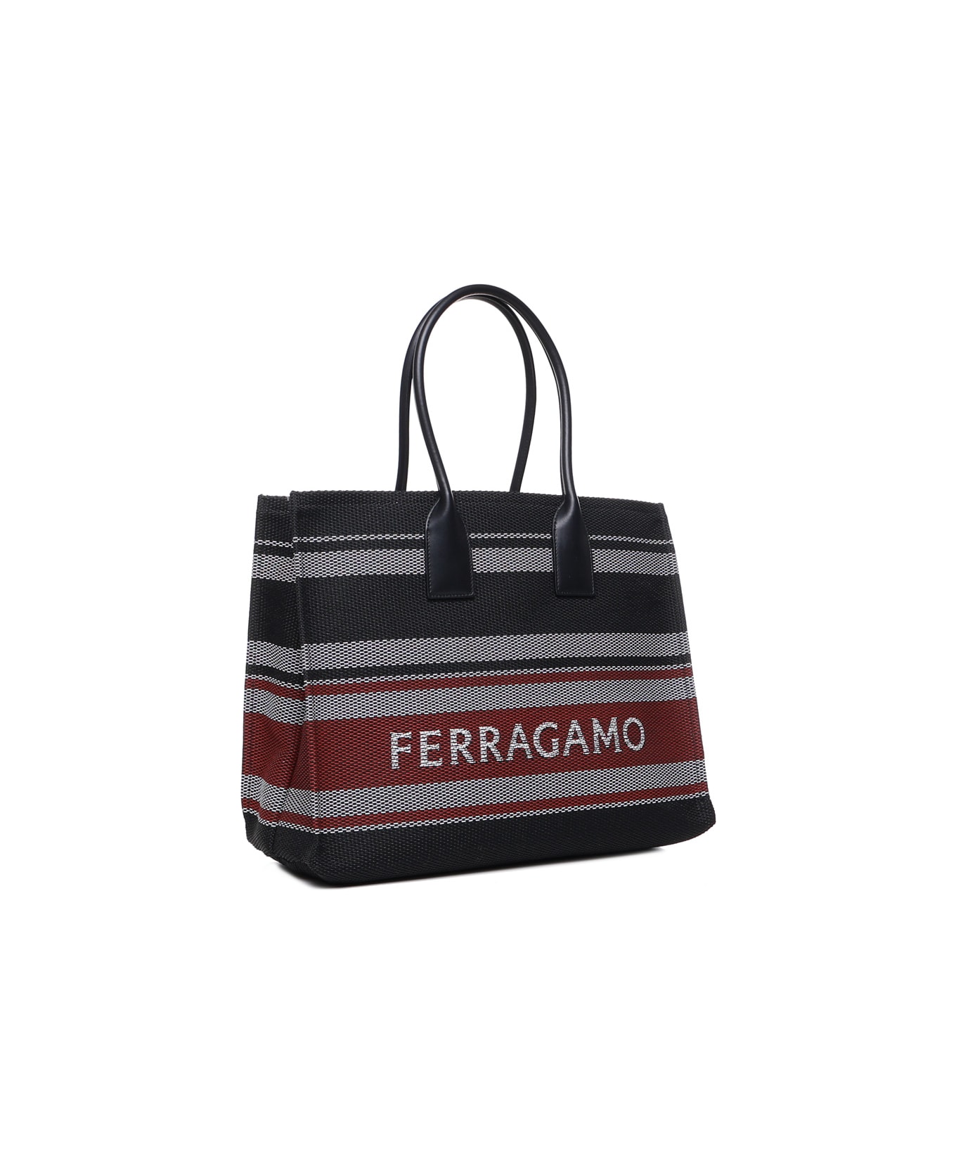 Ferragamo Signature Tote Bag - Black トートバッグ