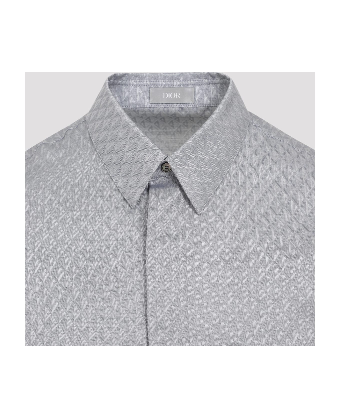 Dior Homme Silk Long Sleeves Shirt - Gris