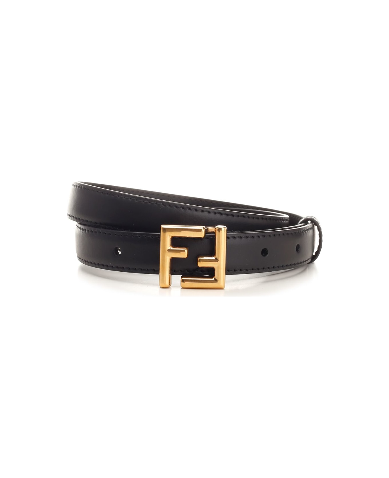 Fendi Ff Buckle Belt - Black