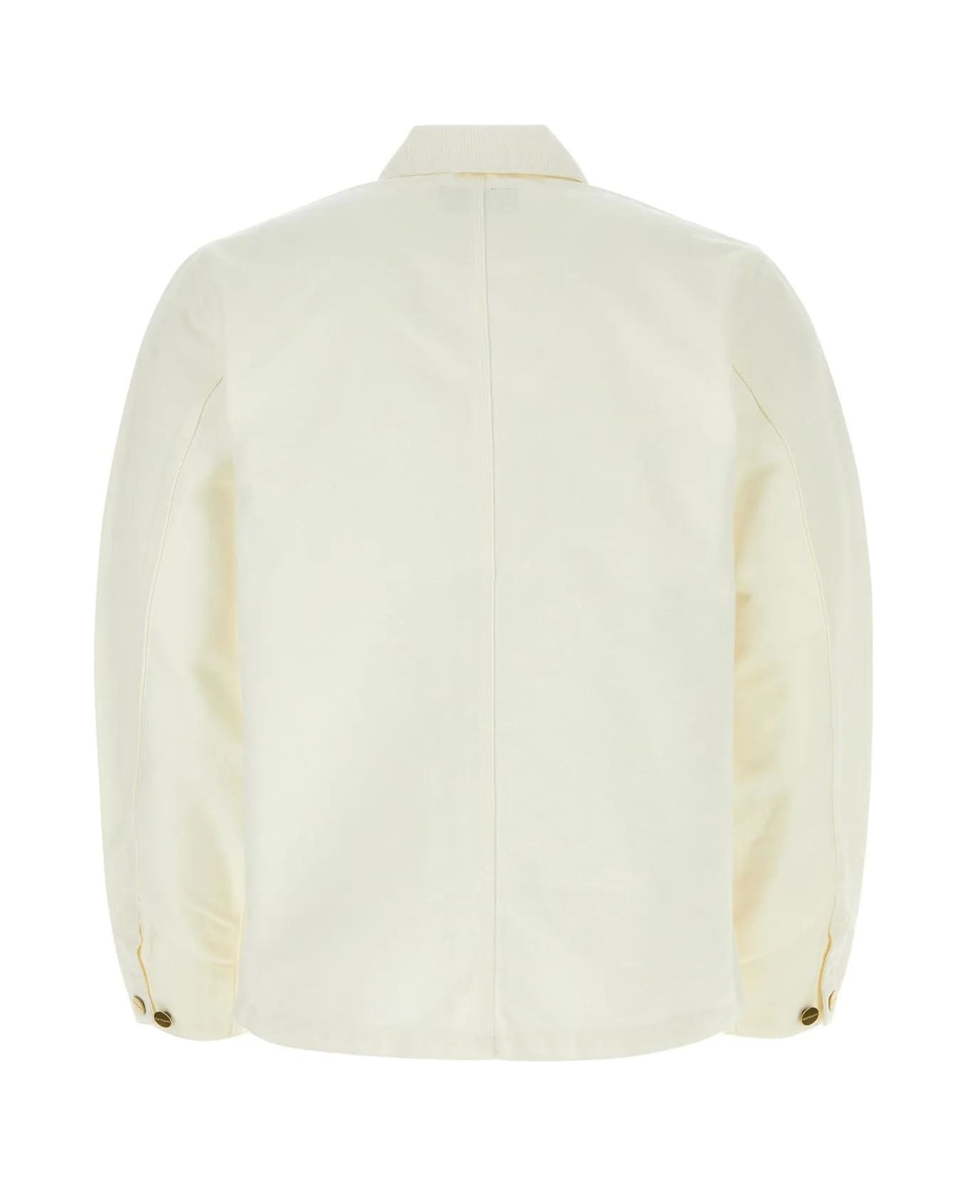 Carhartt WIP White Cotton Detroit Jacket - White ジャケット