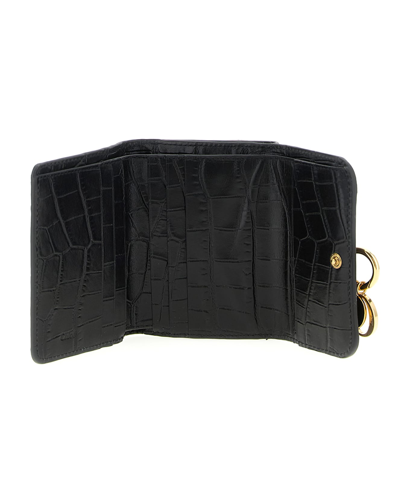 Chloé 'alphabet' Small Wallet - Black  