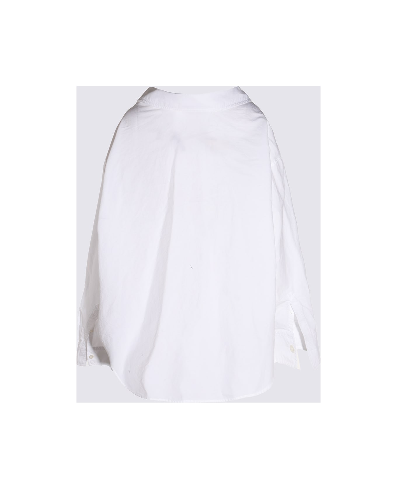 Balenciaga White Cotton Shirt - White
