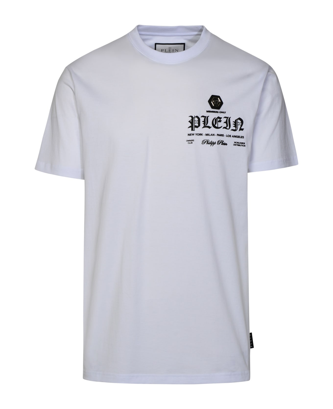 Philipp Plein White Cotton T-shirt - White