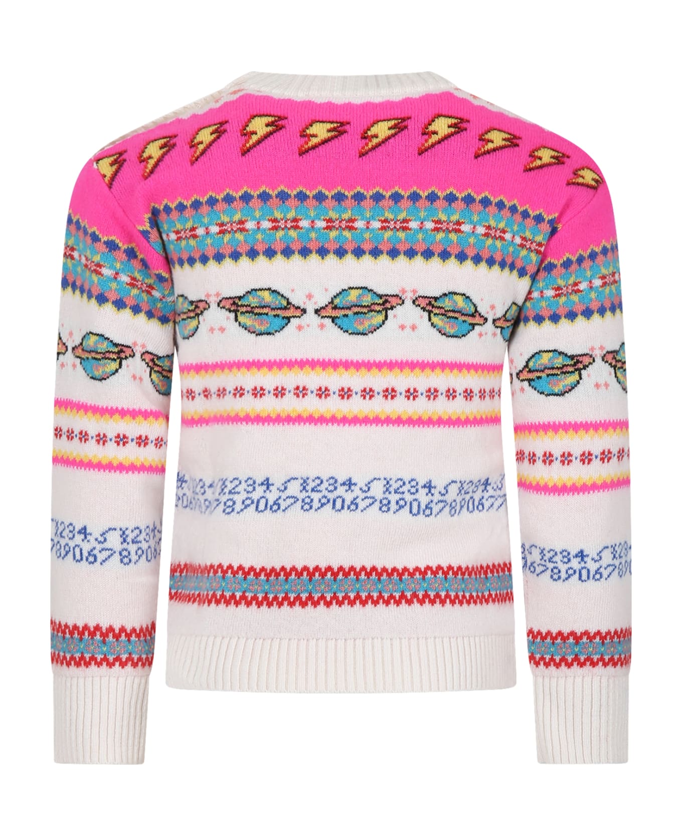 Philosophy di Lorenzo Serafini Kids Multicolor Sweater For Girl - Multicolor