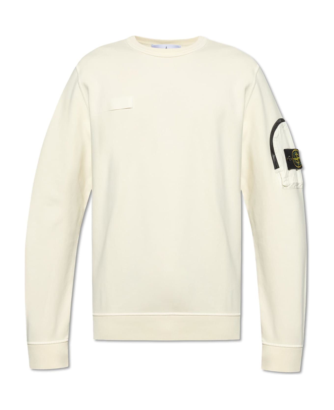 Stone Island Sweatshirt With Logo - Avorio