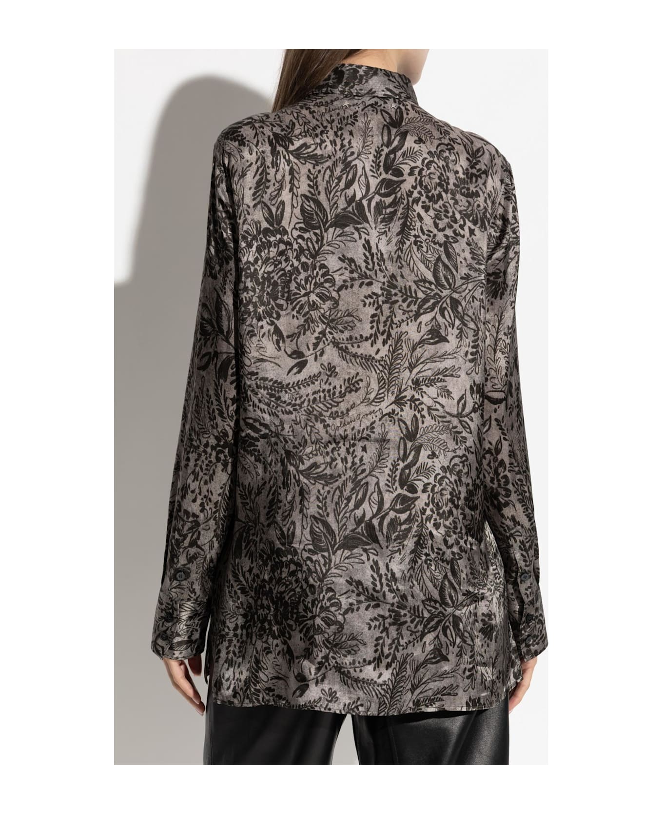 Golden Goose Patterned Shirt - GREY SHADES