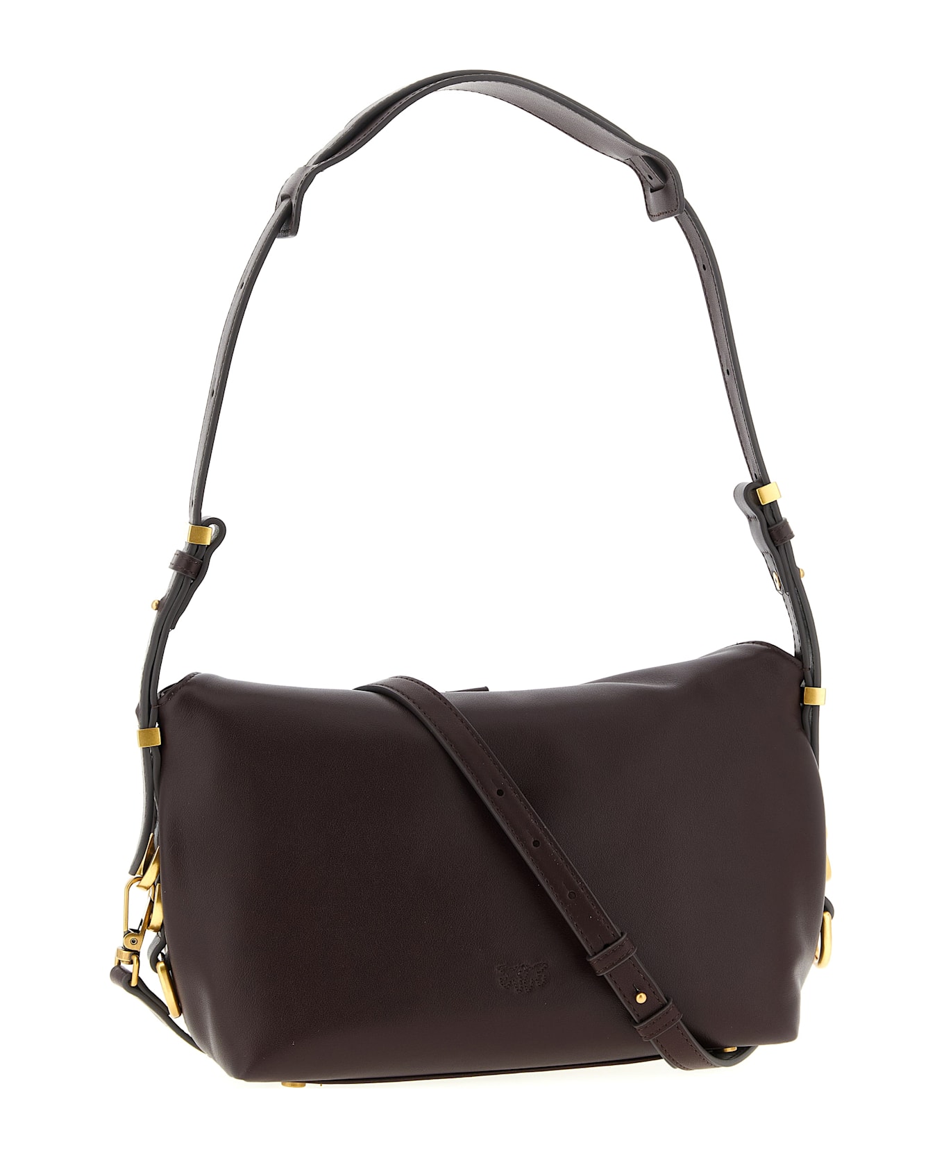 Pinko 
saddle Baguette
 Small Shoulder Bag - Bordeaux