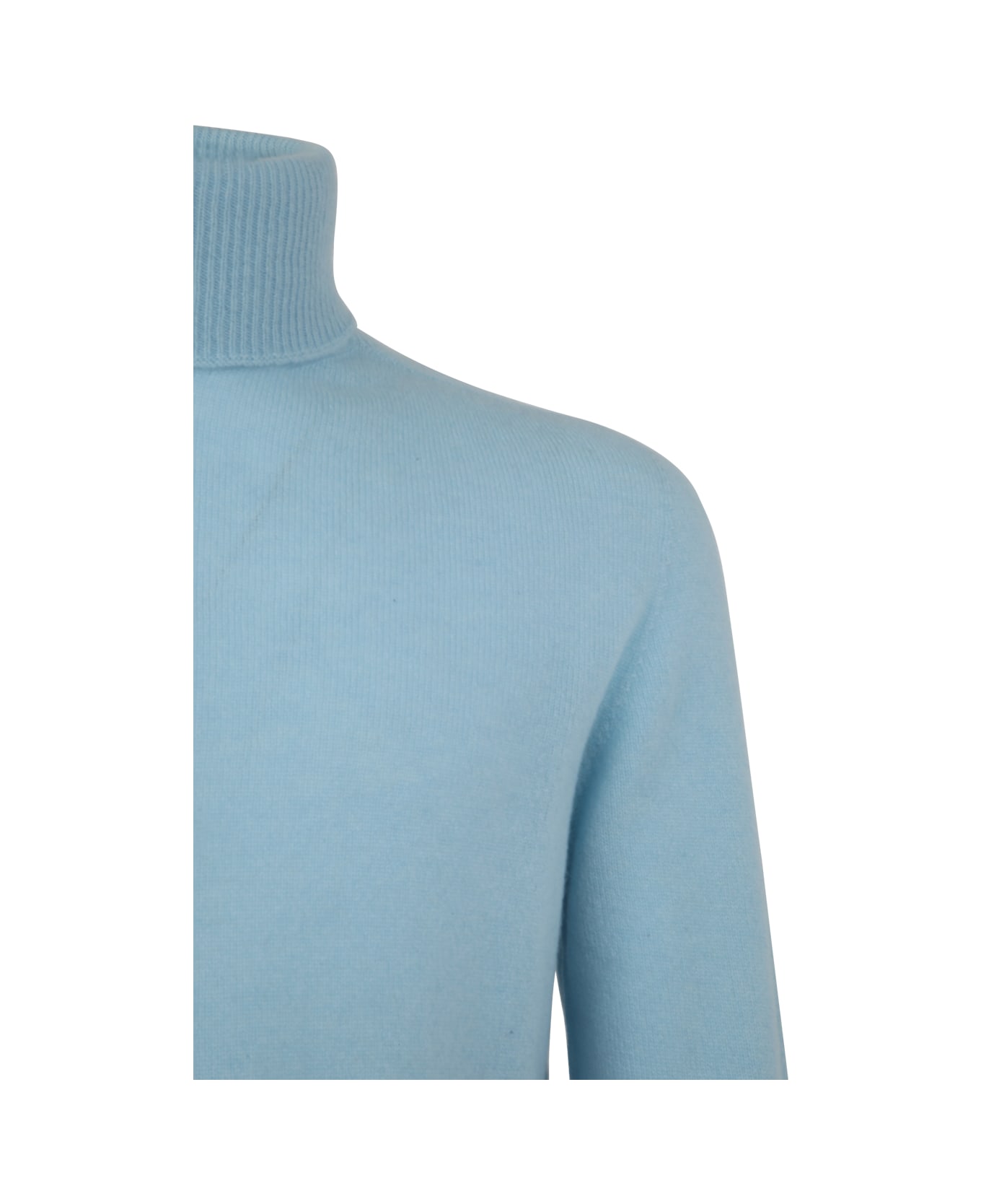 MD75 Cashmere Turtle Neck Sweater - Light Blue ニットウェア