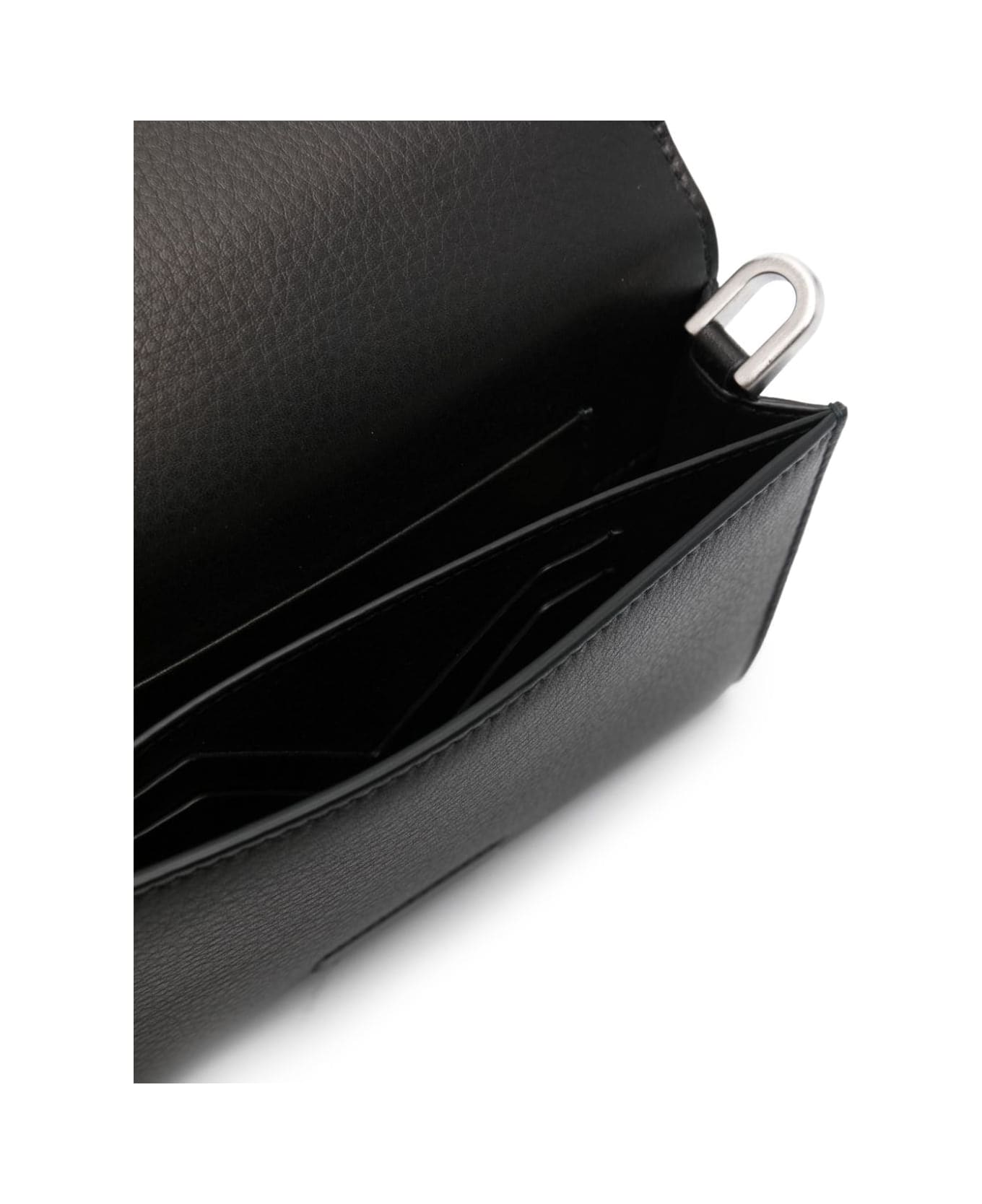 Rick Owens Griffin Leather Clutch Bag - Black