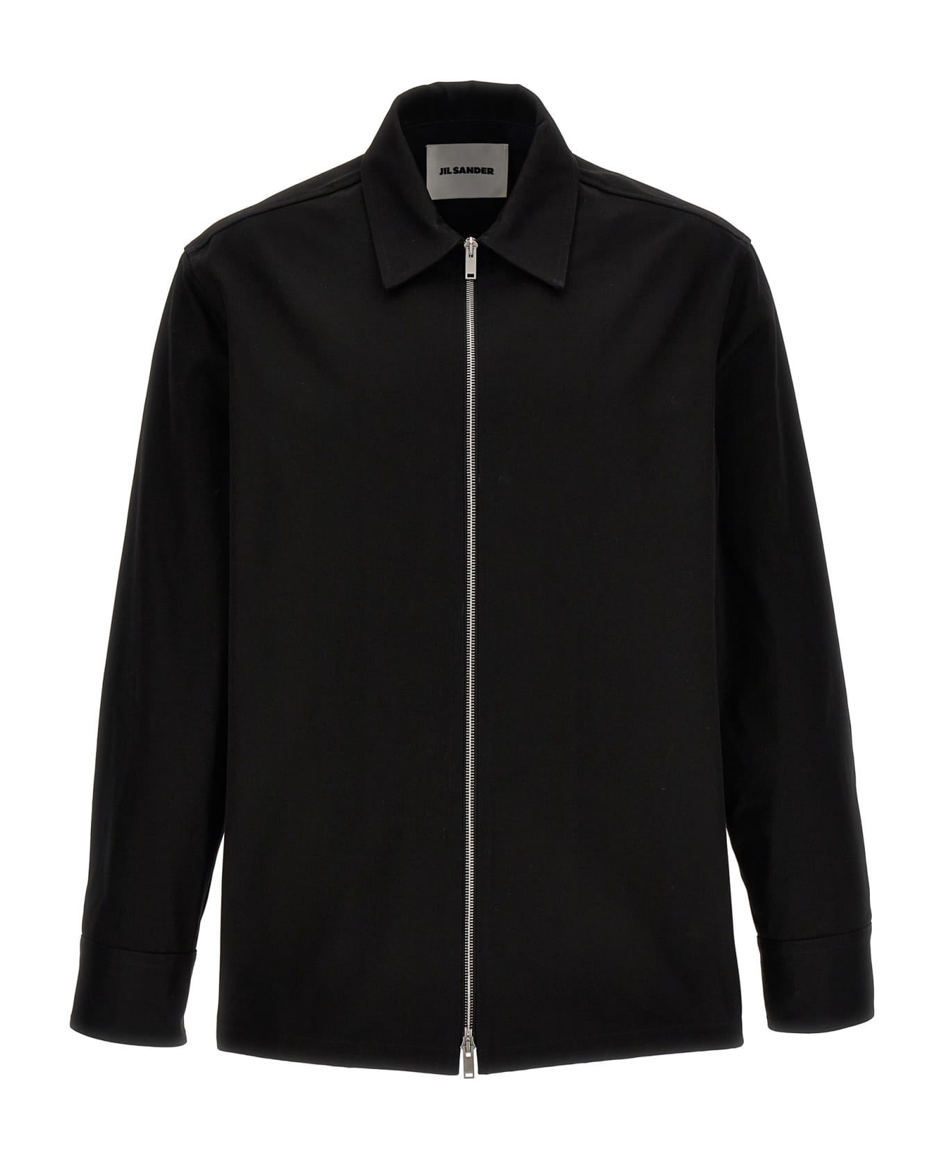 Jil Sander Gabardine Shirt - BLACK