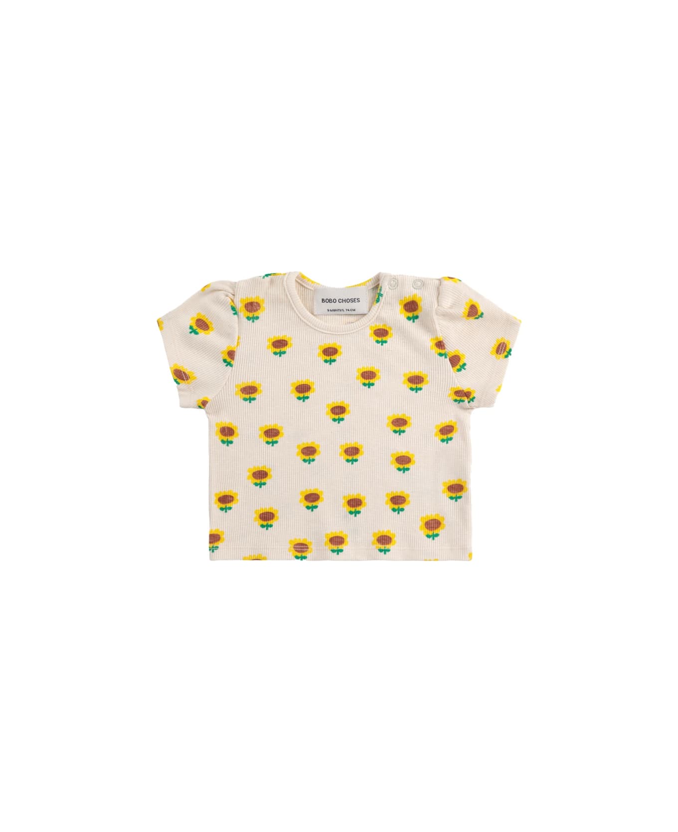 Bobo Choses "sunflower" T-shirt - BEIGE
