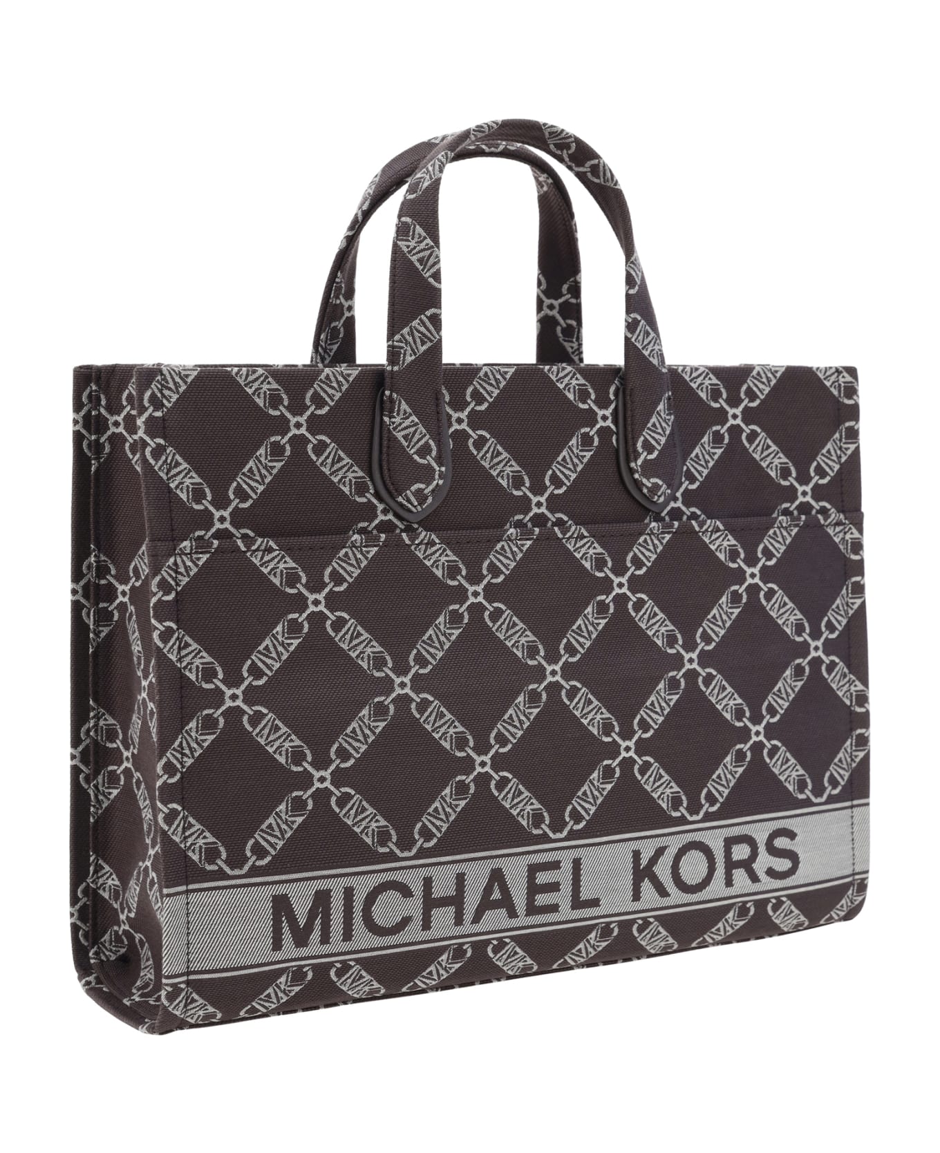 Michael Kors Gigi Tote Bag - Choc Multi トートバッグ