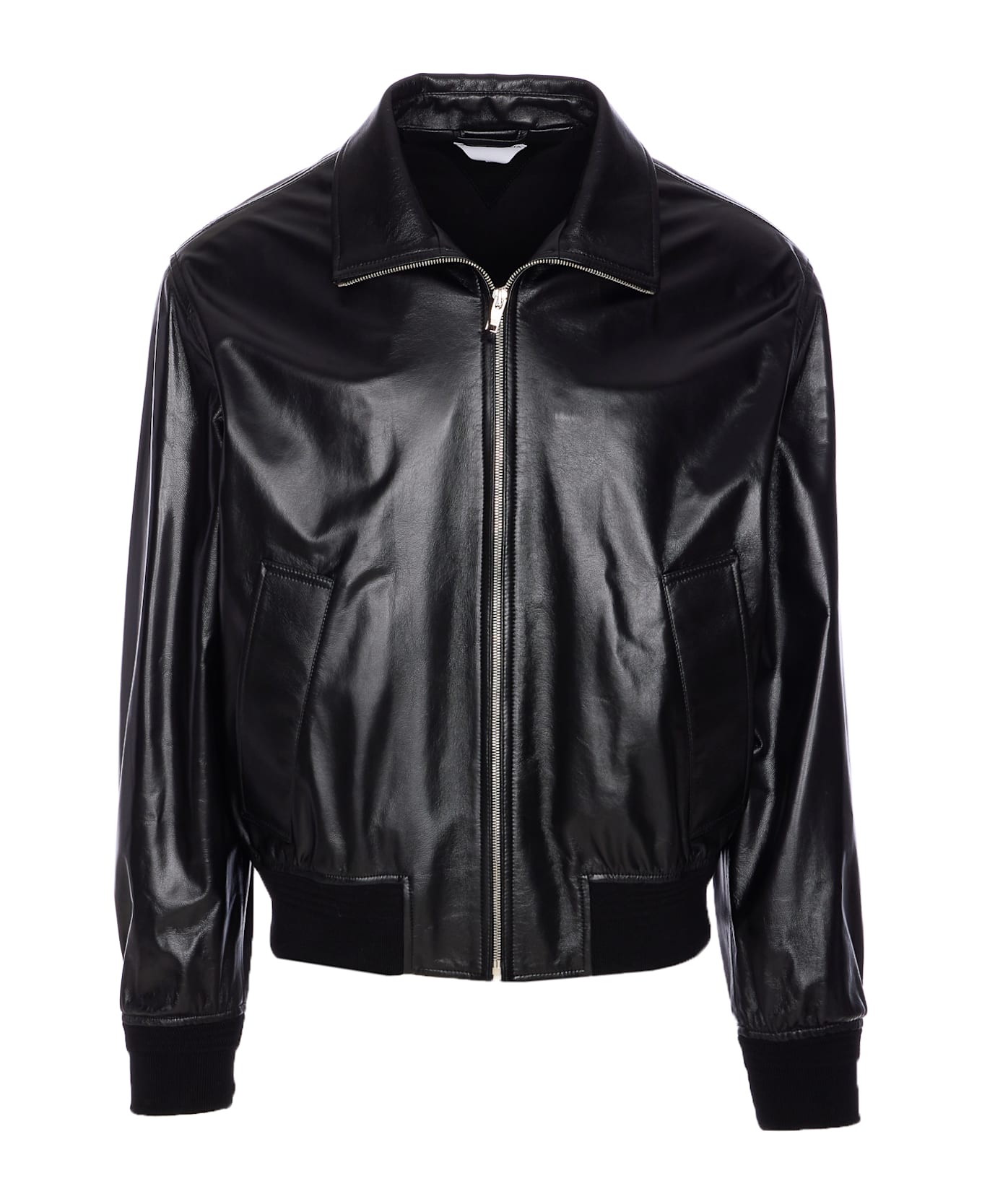 Bottega Veneta Leather Jacket - Black