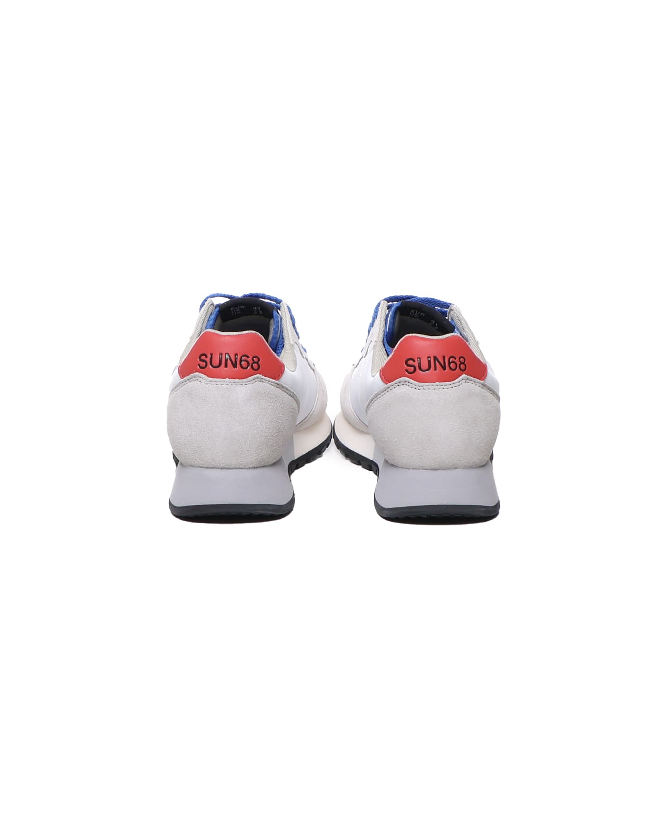 Sun 68 Jaki Solid Sneakers - White, light blue