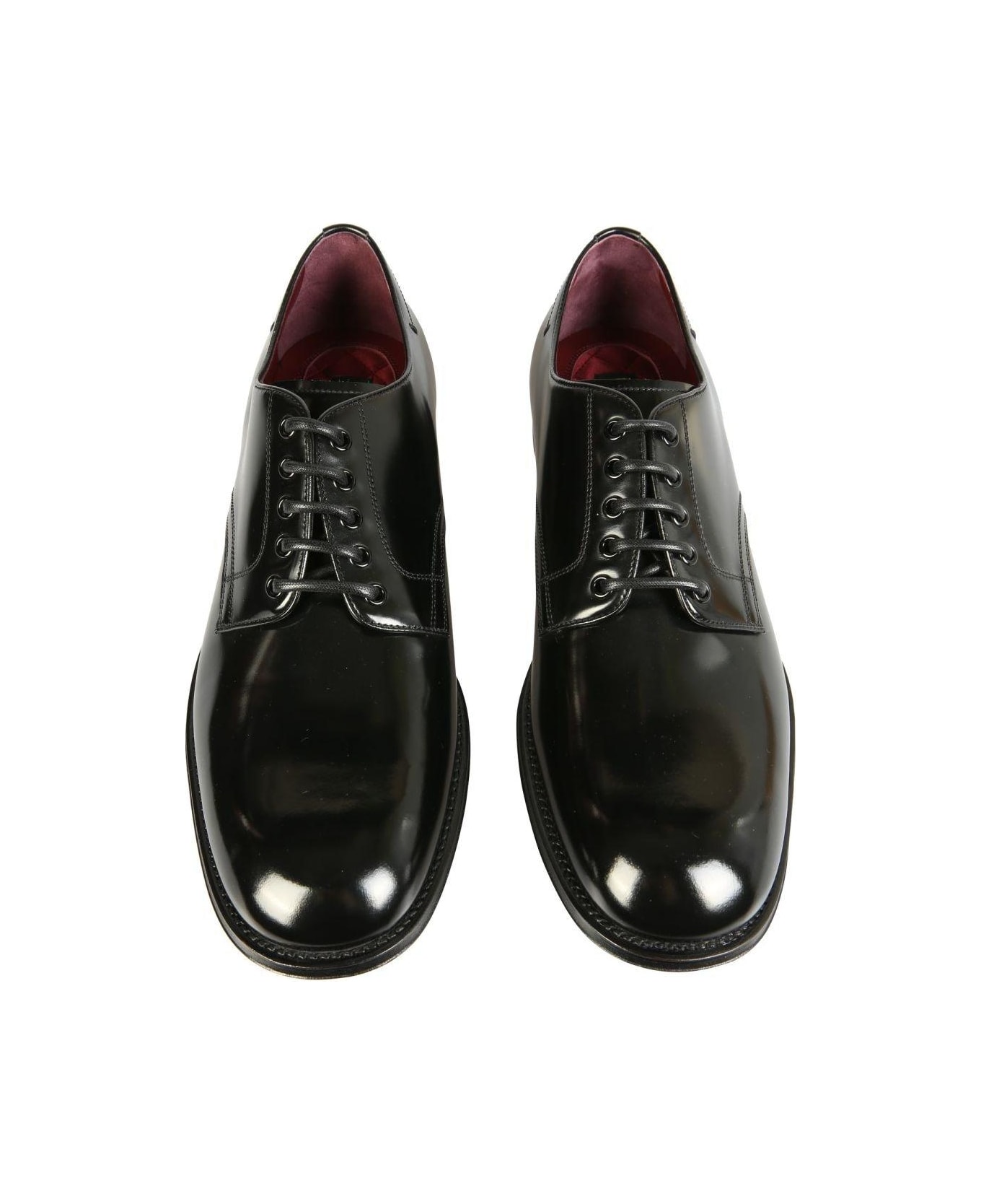 Dolce & Gabbana Classic Derby Shoes - Black ローファー＆デッキシューズ