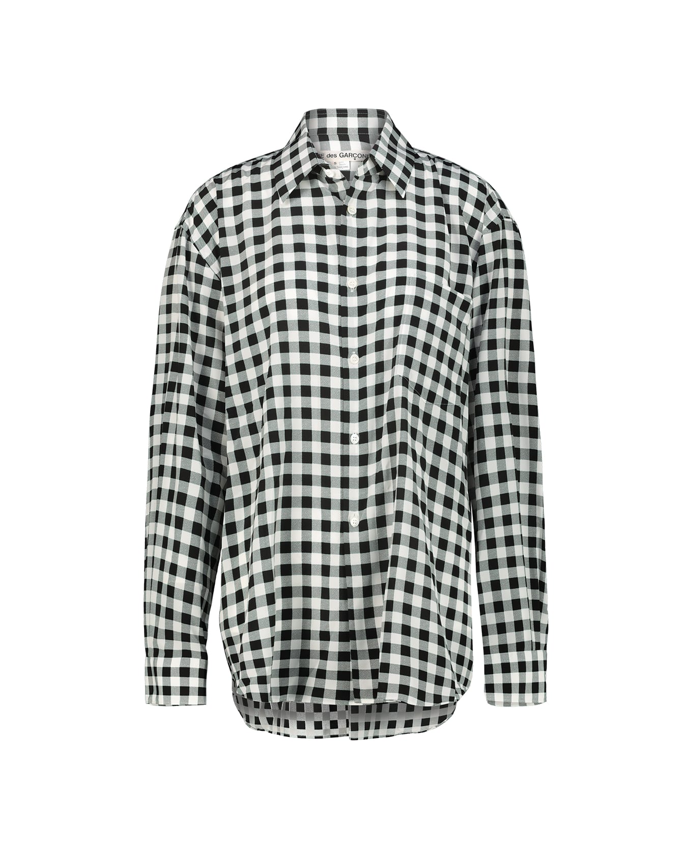 Comme des Garçons Oversized Shirt - Black White