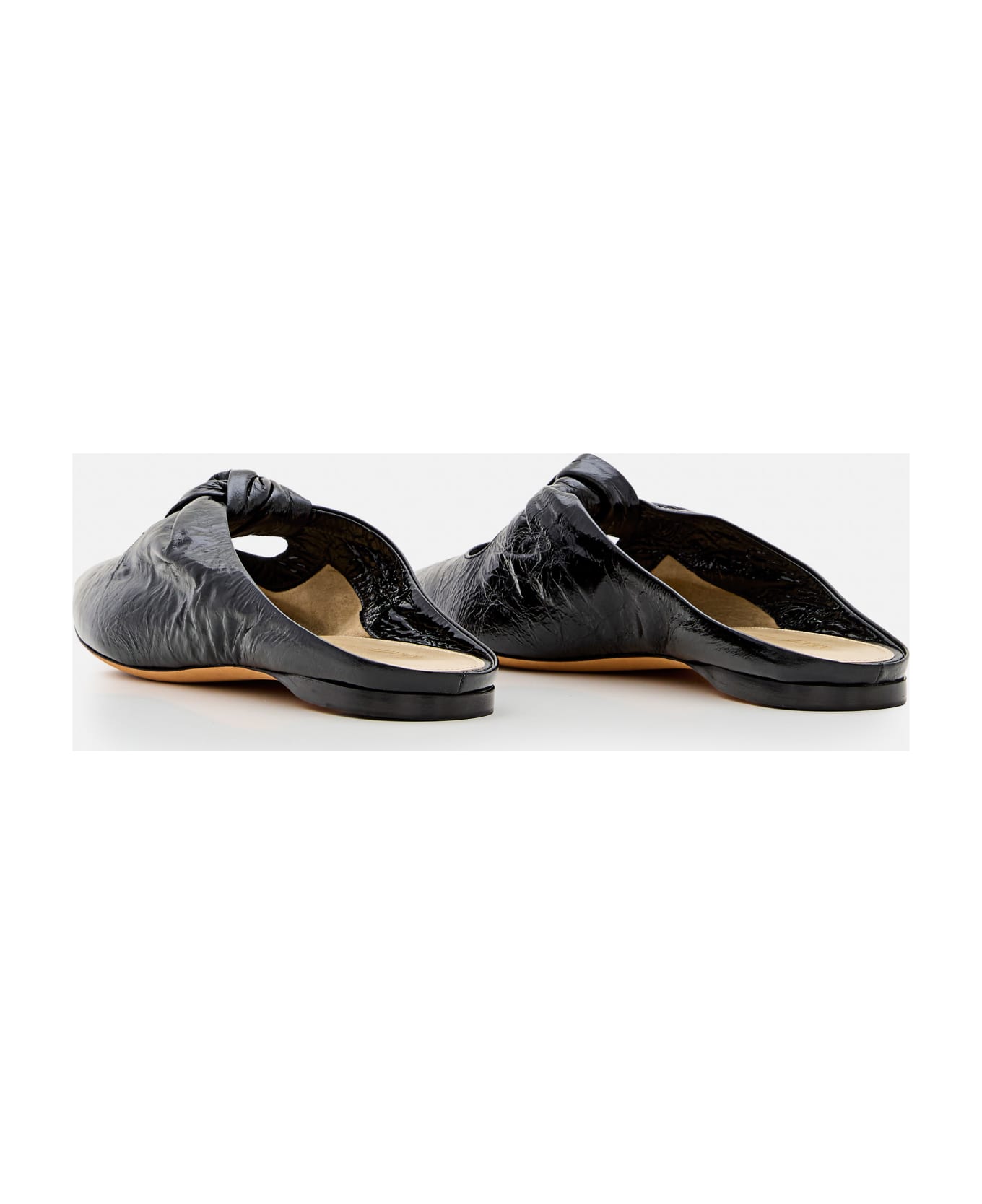 サンダル・ミュール KHAITE ROWAN LEATHER MULE Rowan leather mules in black - Khaite | Mytheresa
