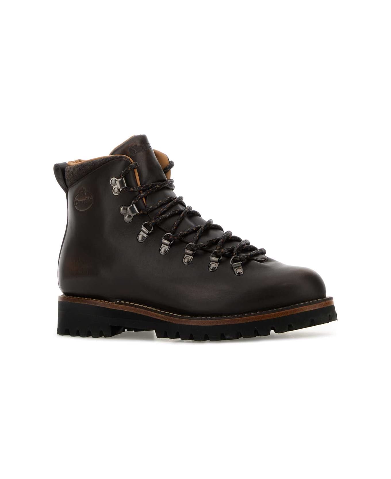 Church
s Dark Brown Leather Poulton Ankle Boots - BROWN