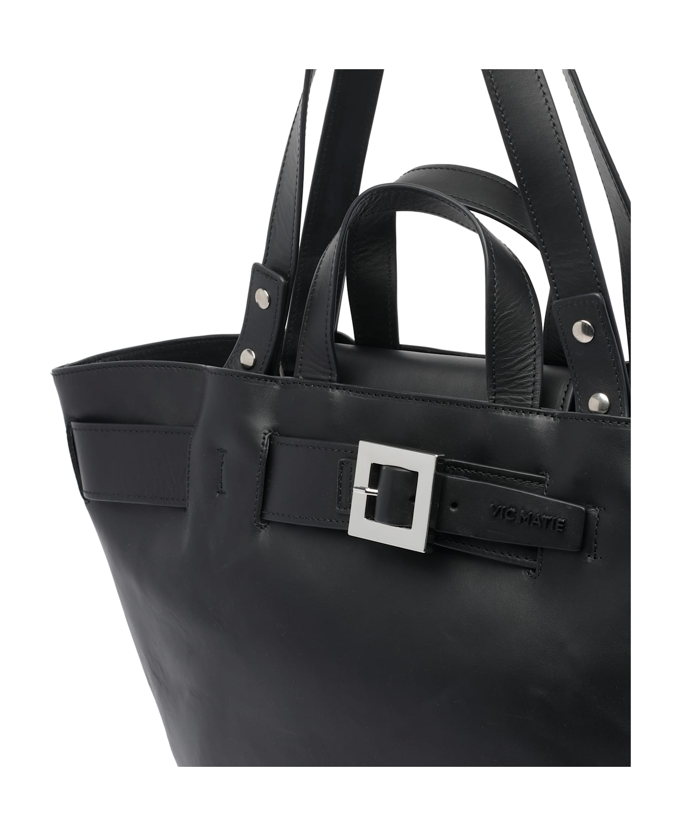 Vic Matié Shoulder Bag - Black