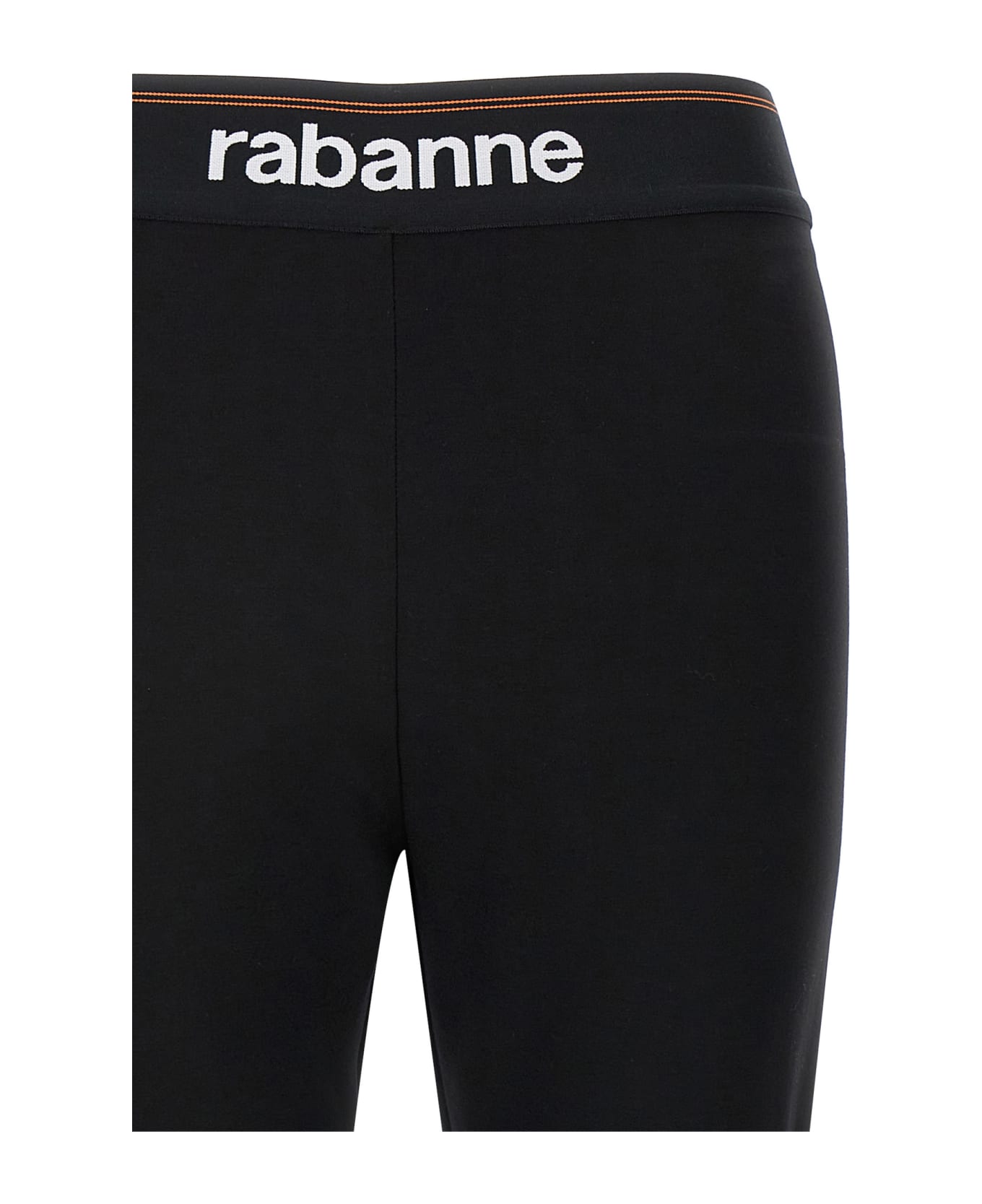 Paco Rabanne Logo Leggings - Black  
