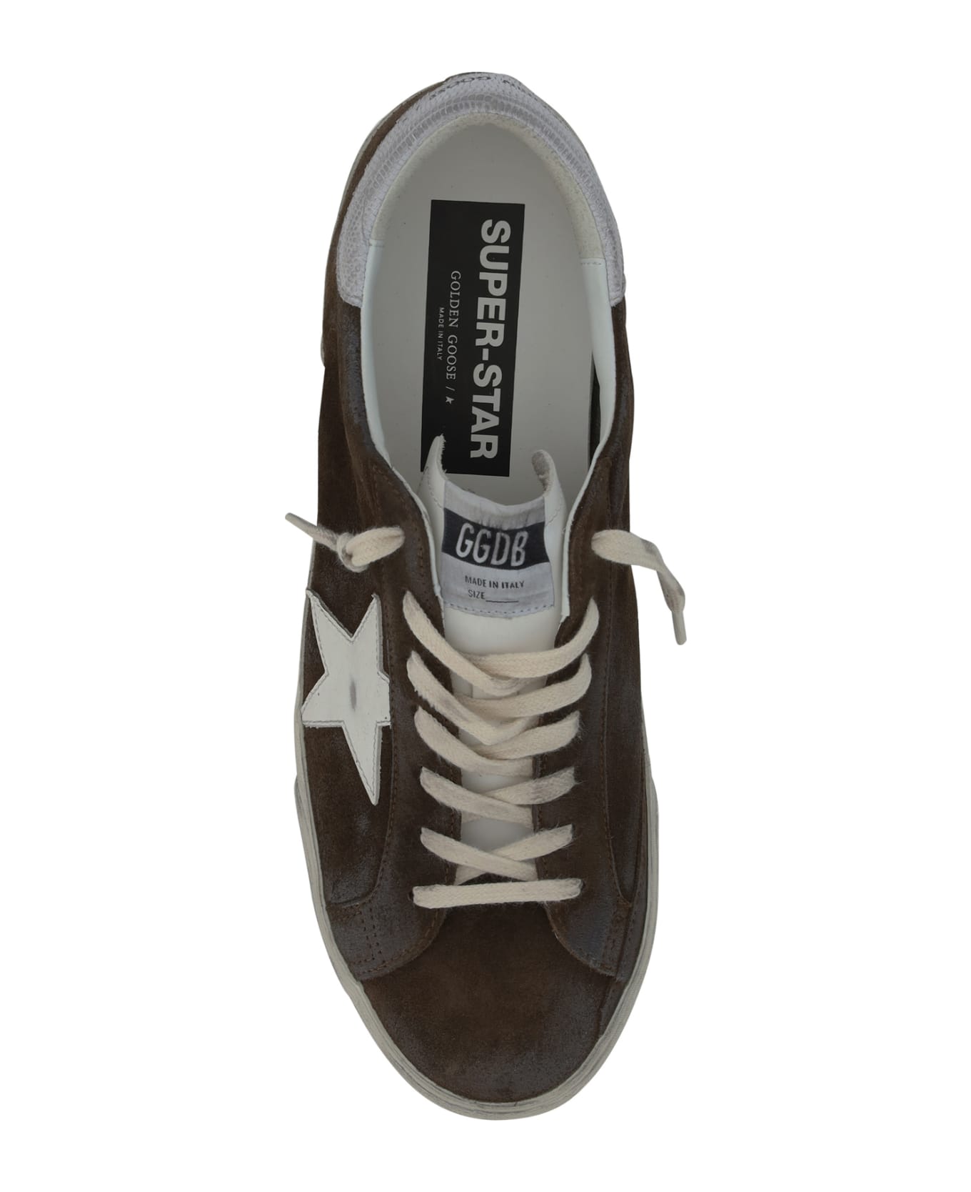 Golden Goose Super Star Sneakers - Brown/white