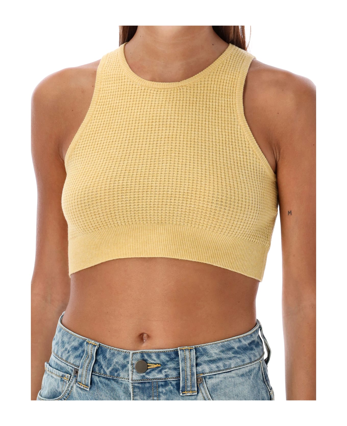 Fear of God Waffle Sport Tank Top - AMBER