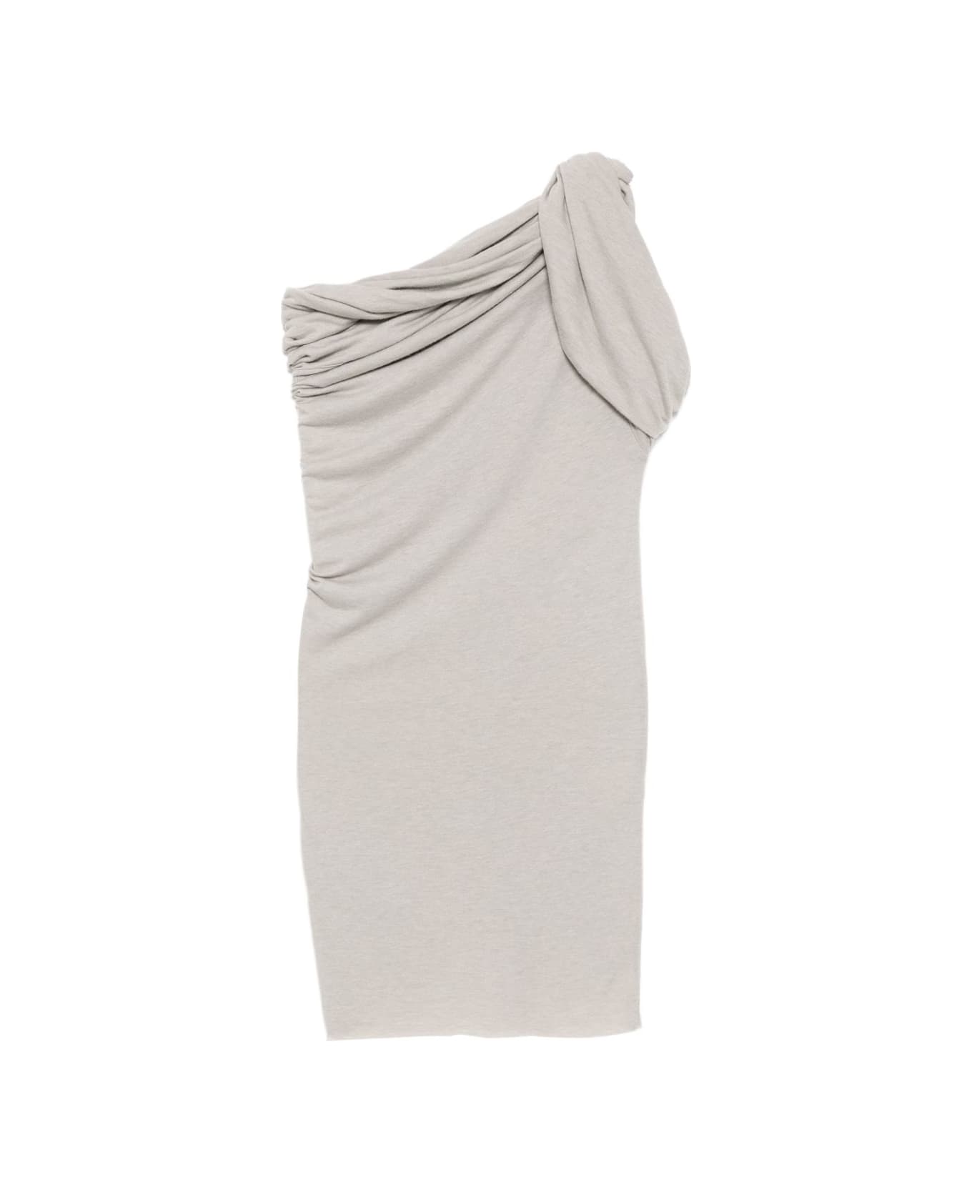 Rick Owens Twist Cotton Tank Top - Ivory