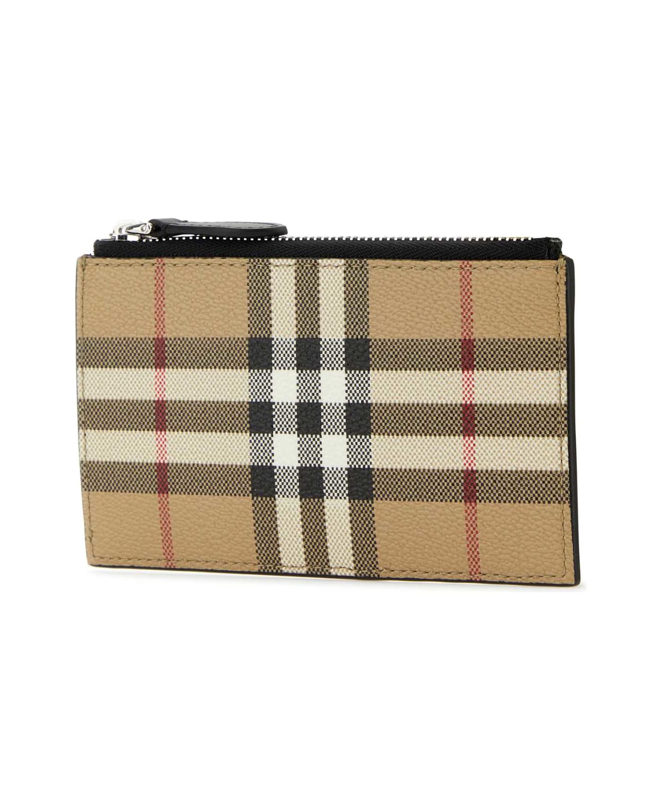 Burberry Printed Canvas Wallet - ARCHIVEBEIGE