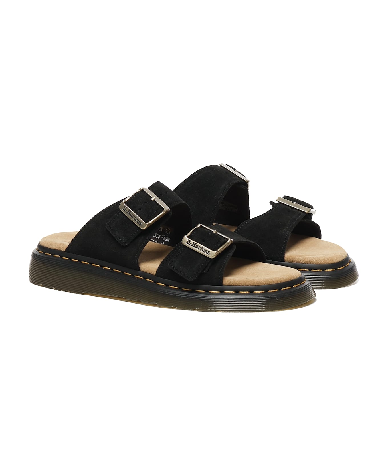 Dr. Martens Josef Suede Sandals - Black