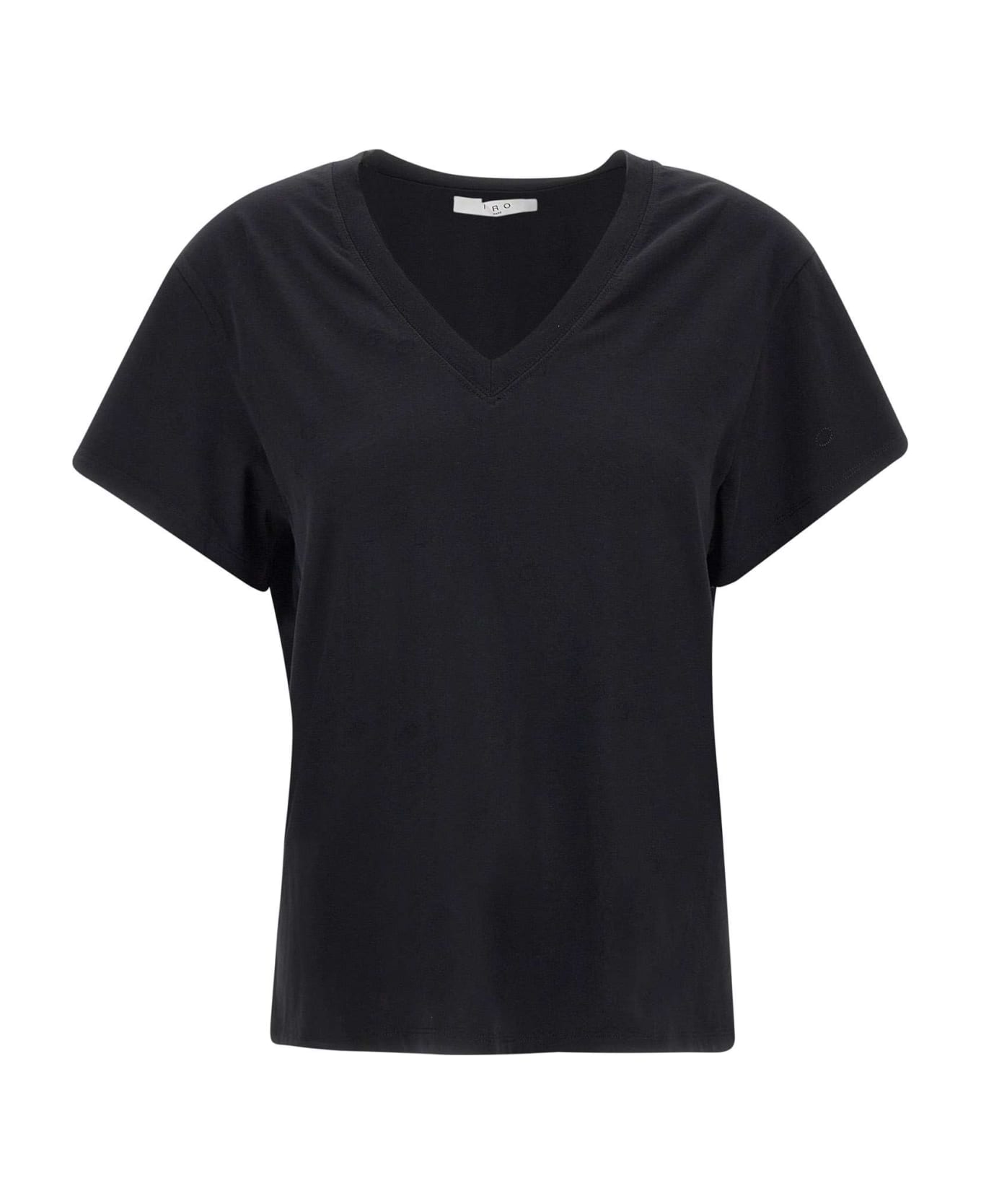 IRO "jolia" Cotton T-shirt - BLACK
