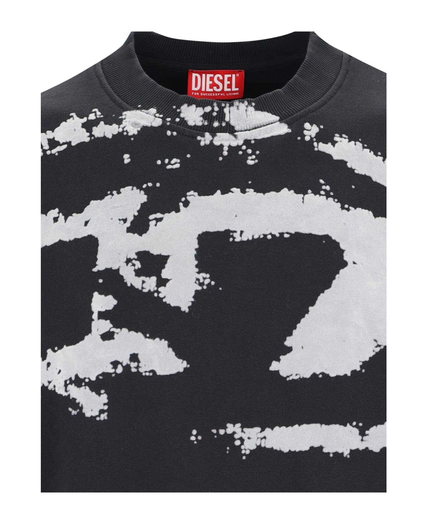 Diesel 's-boxt-n5' Crew Neck Sweatshirt - Black