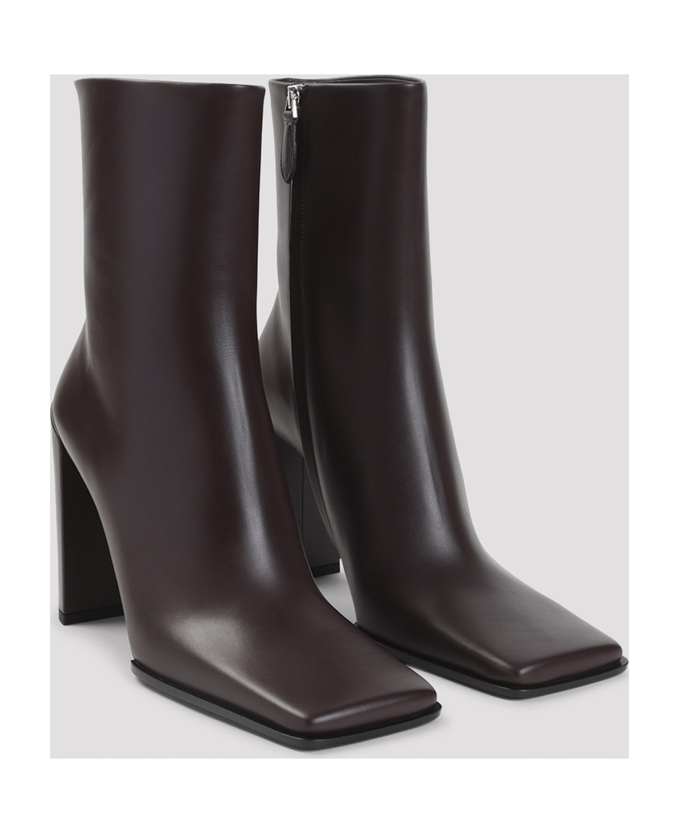 Alaia Alaïa 90 Ankle Boots - Chocolat