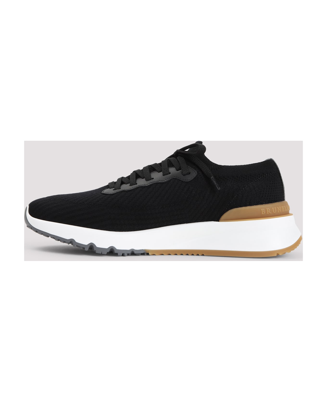 Brunello Cucinelli Knit Sneakers - Nero